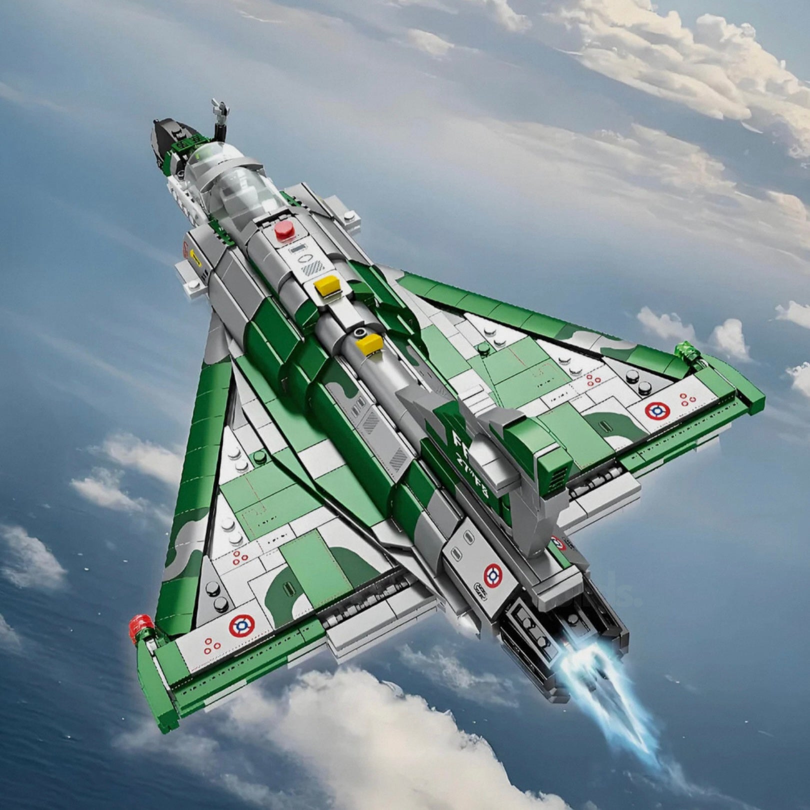 Mirage 2000 Fighter Jet | 1012pcs