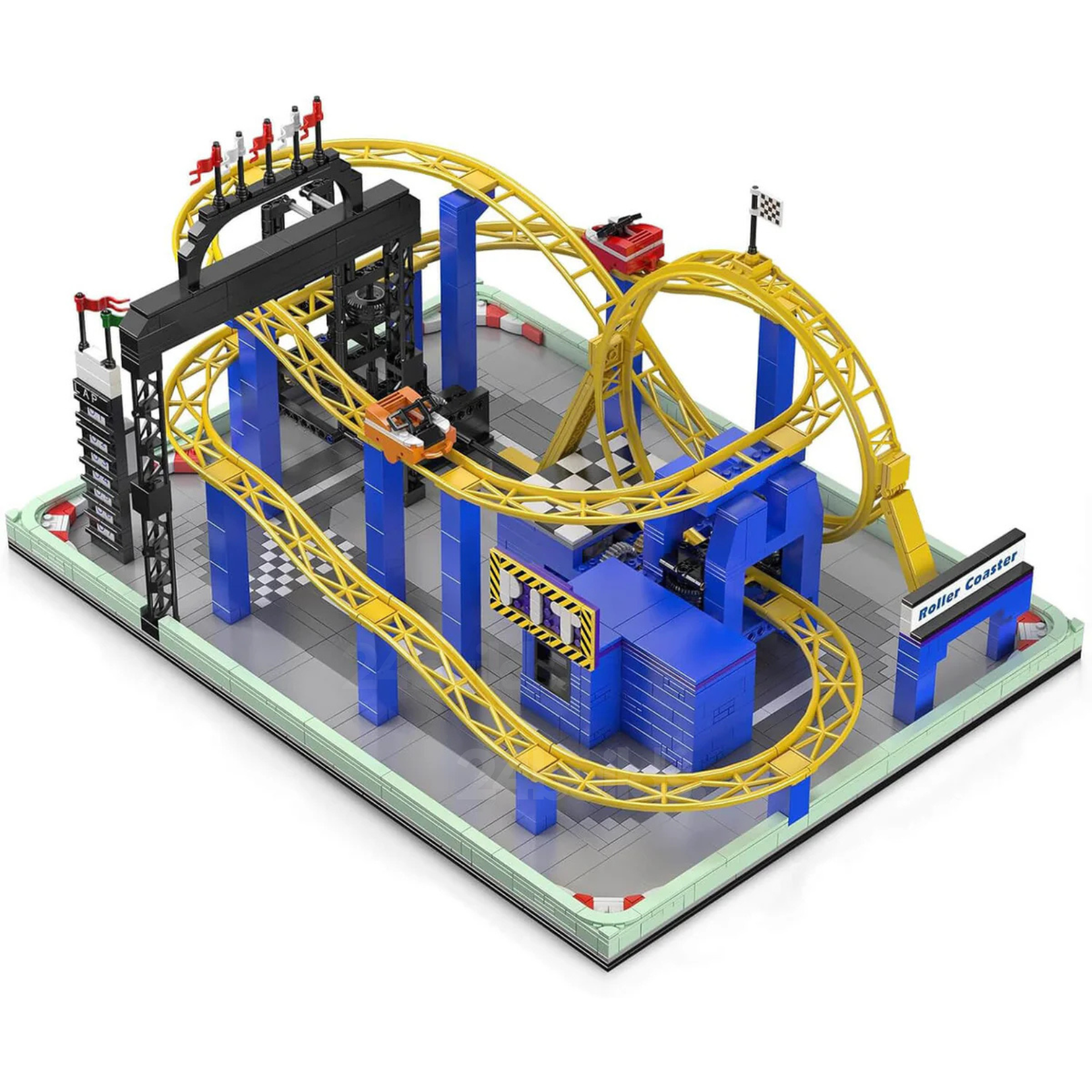 Motorised Roller Coaster | 1708pcs