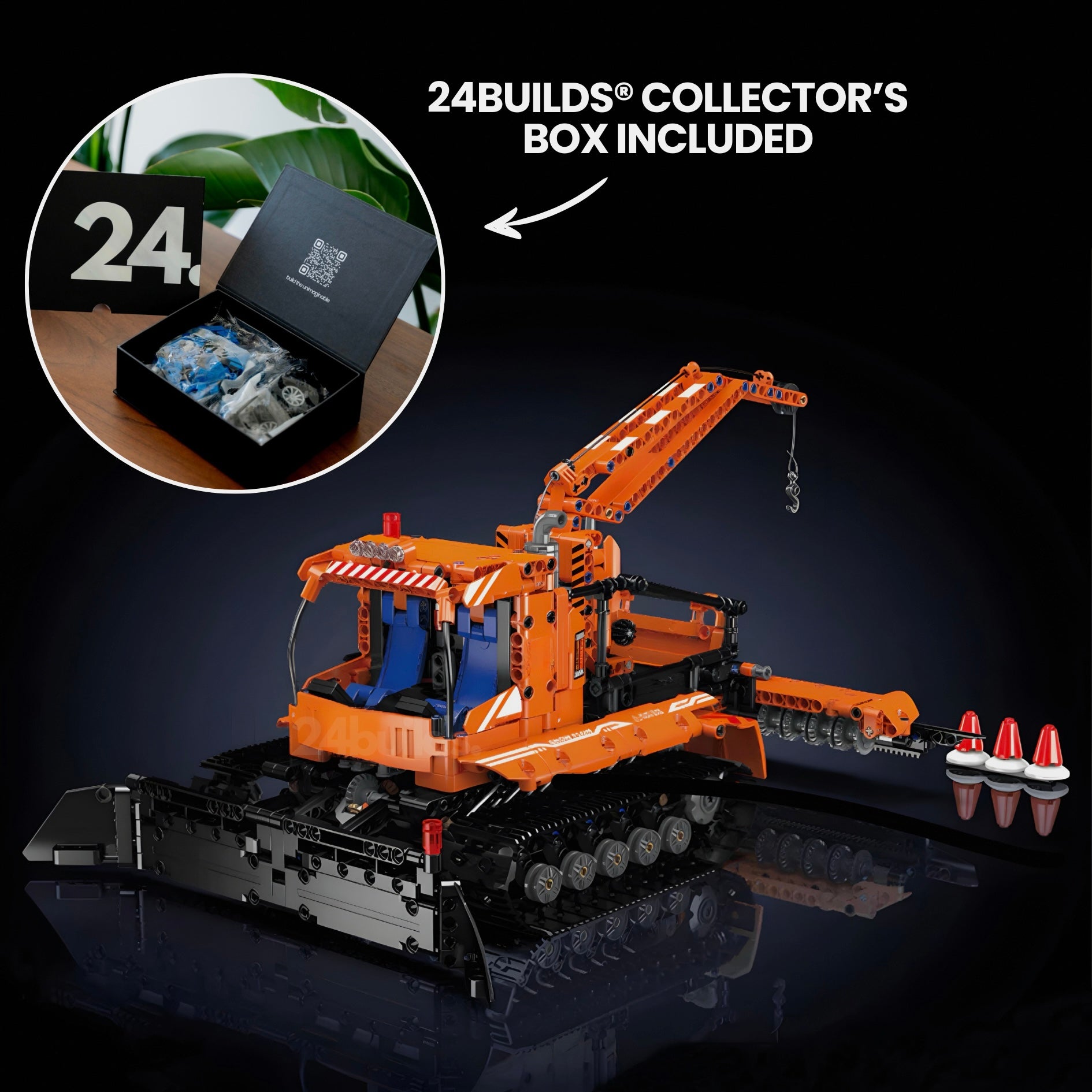 REMOTE CONTROLLED SNOW PLOW | 1240PCS