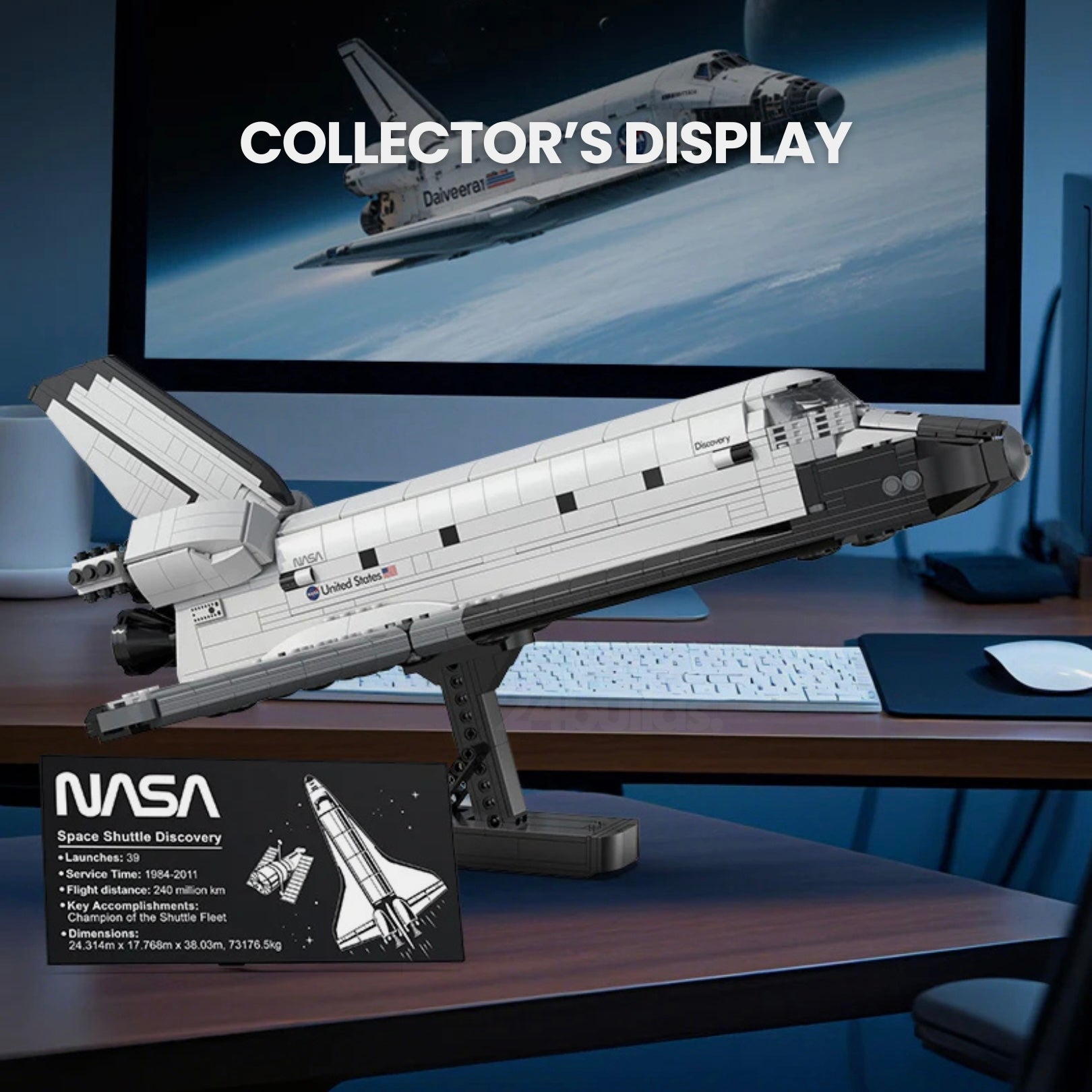 NASA SPACE SUTTLE DISCOVERY | 1826PCS
