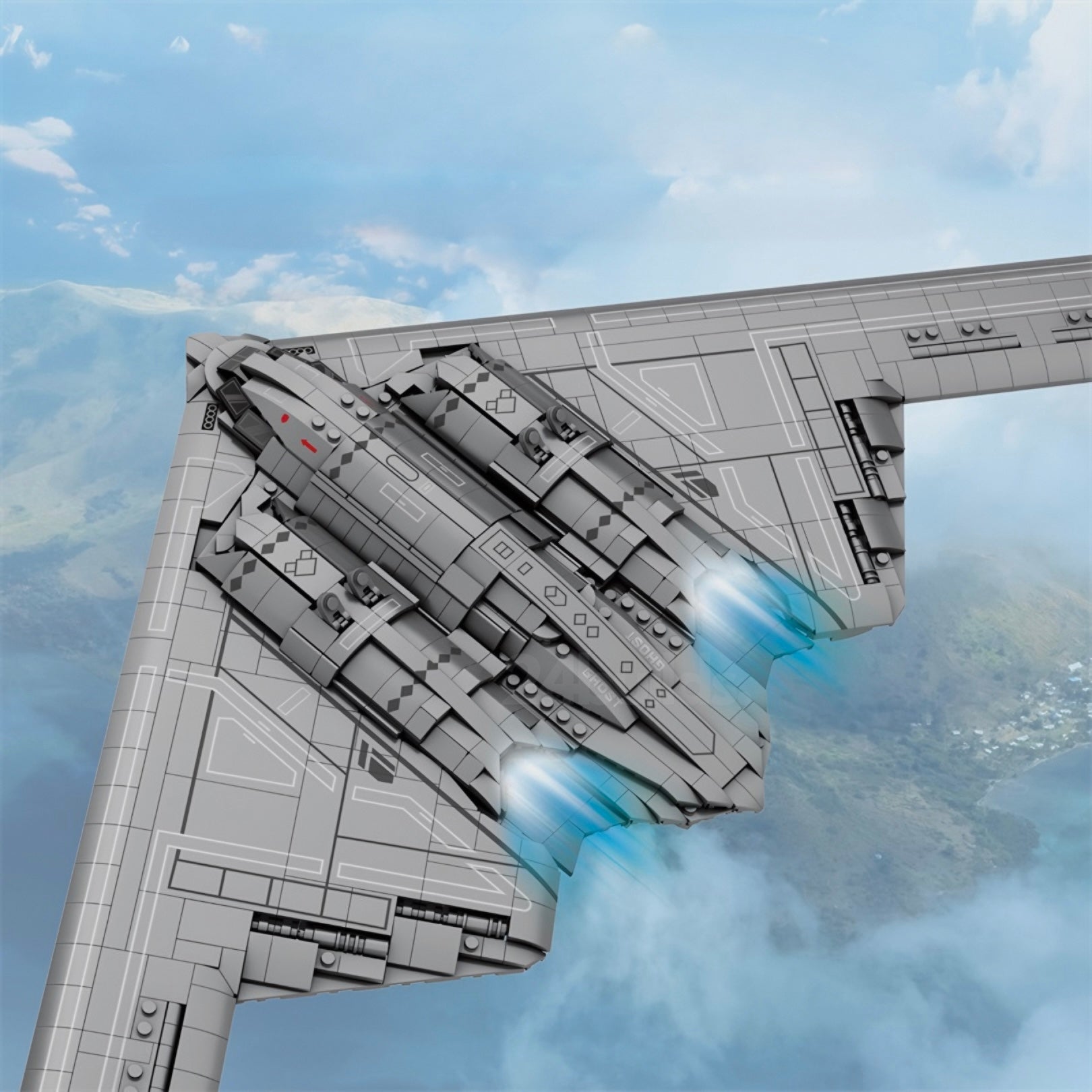 B2 Strategic Bomber | 2064pcs