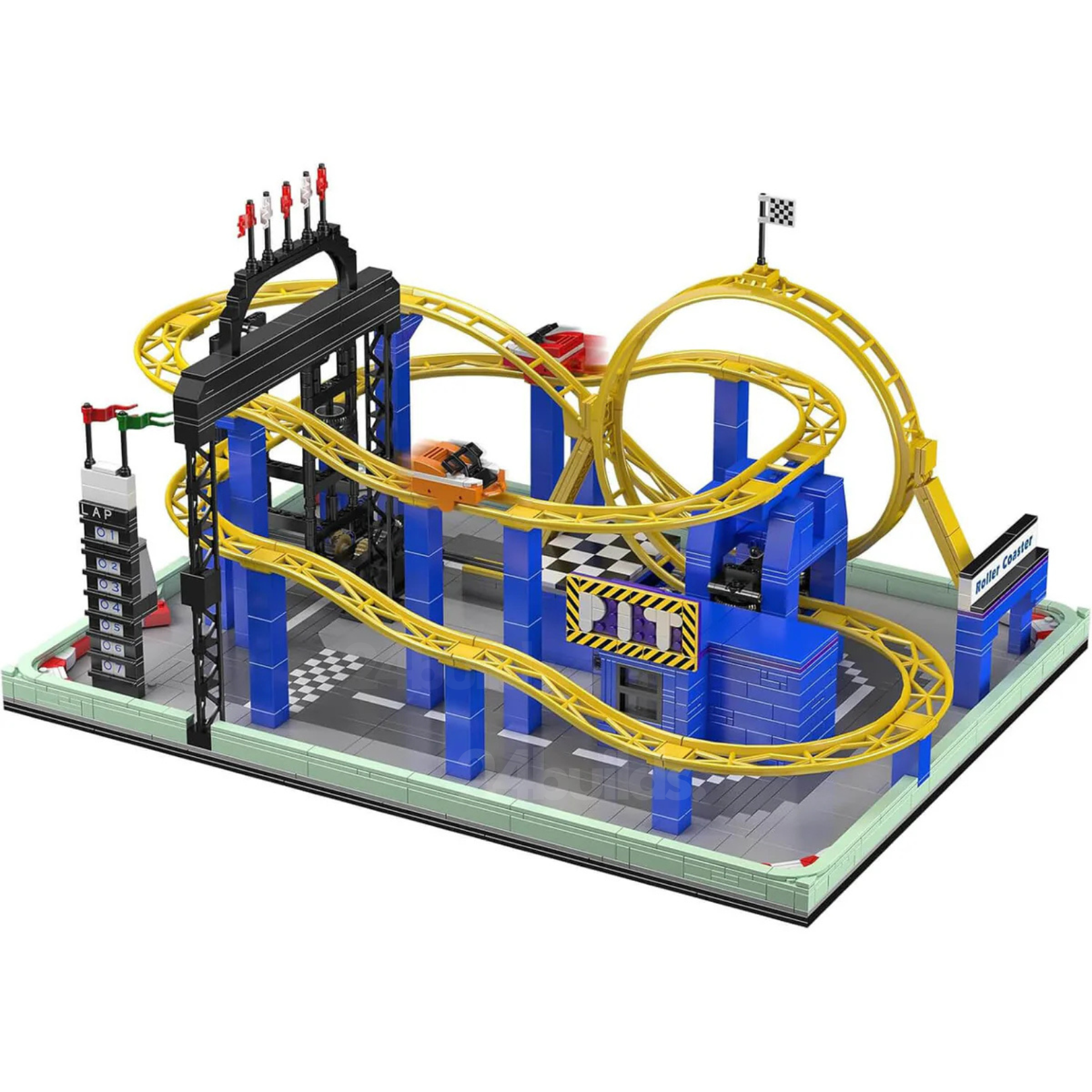 Motorised Roller Coaster | 1708pcs