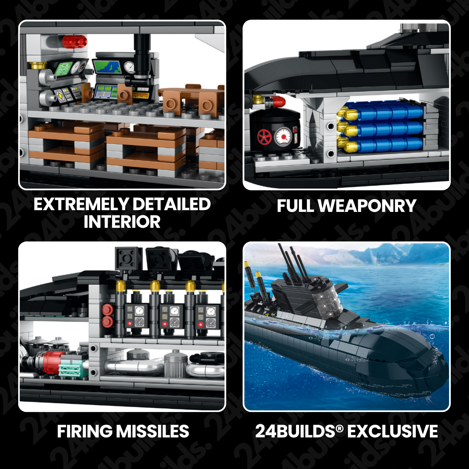 Nuclear Submarine | 1498pcs