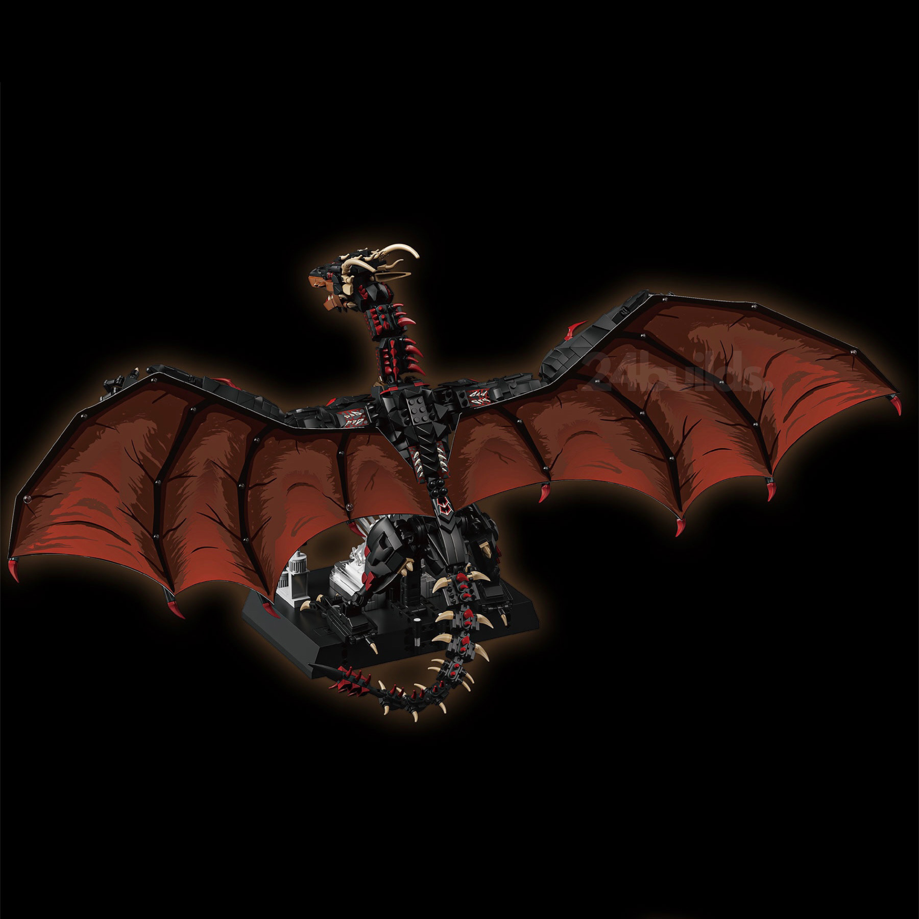 Crimson Dragon | 1690pcs