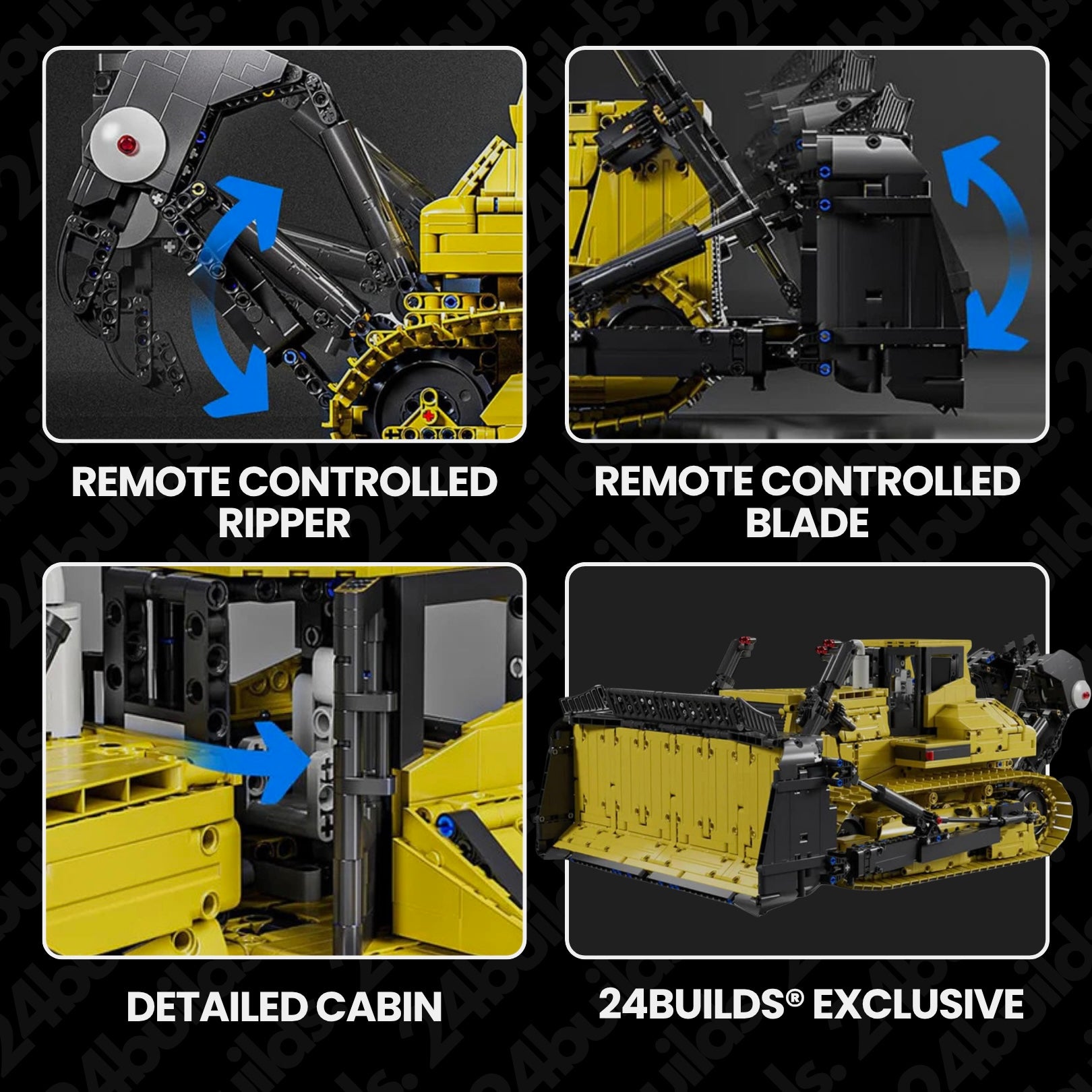 REMOTE CONTROLLED EXCAVATOR | 3936PCS