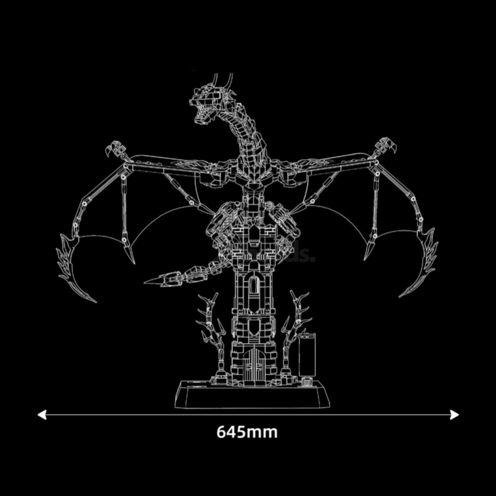 Azure Dragon | 1788pcs