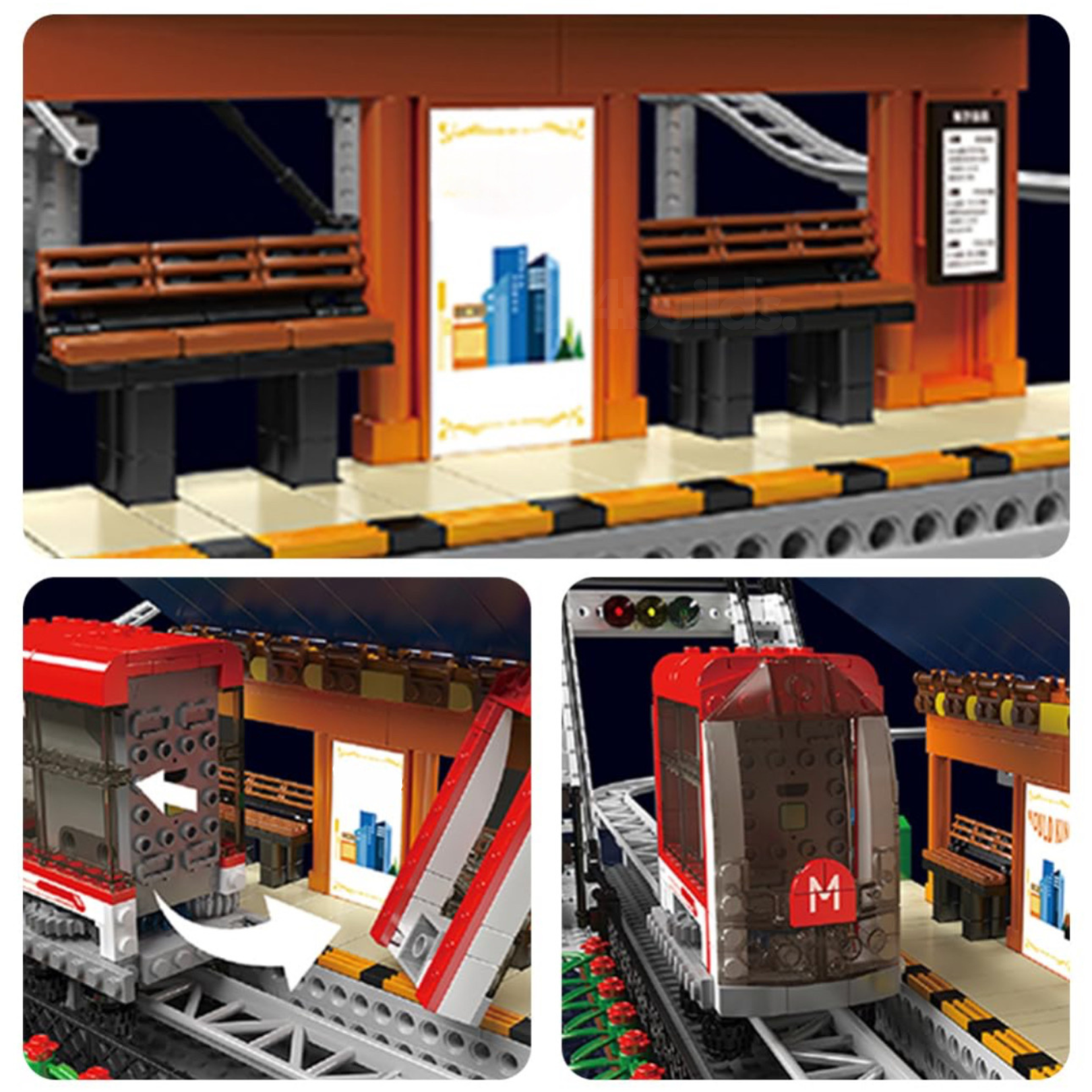 Motorised Monorail | 1488pcs