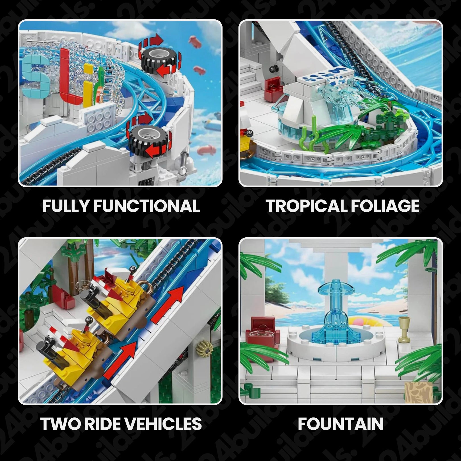 Motorised Water Slide | 2088pcs