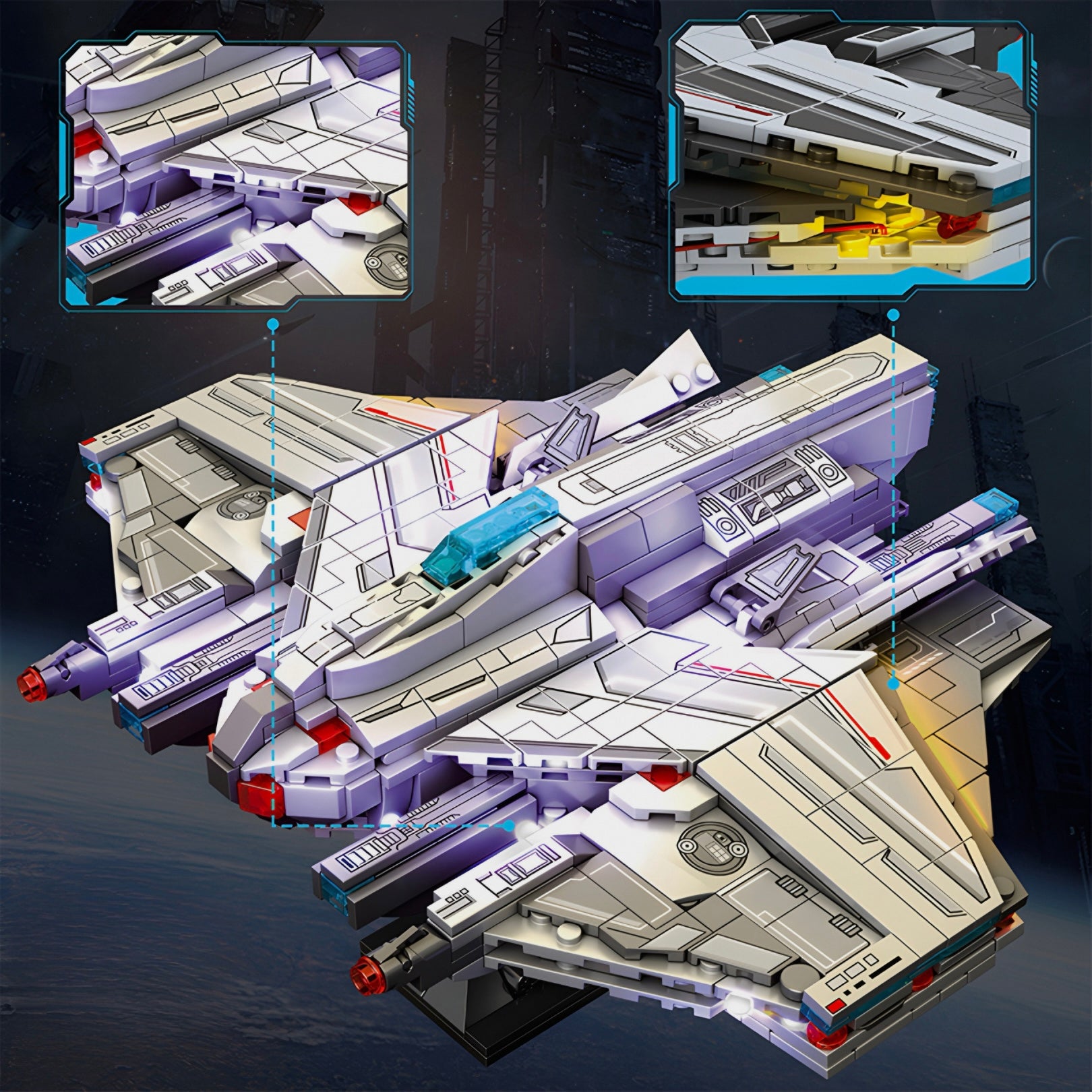 Intergalactic Strike Warship | 862pcs