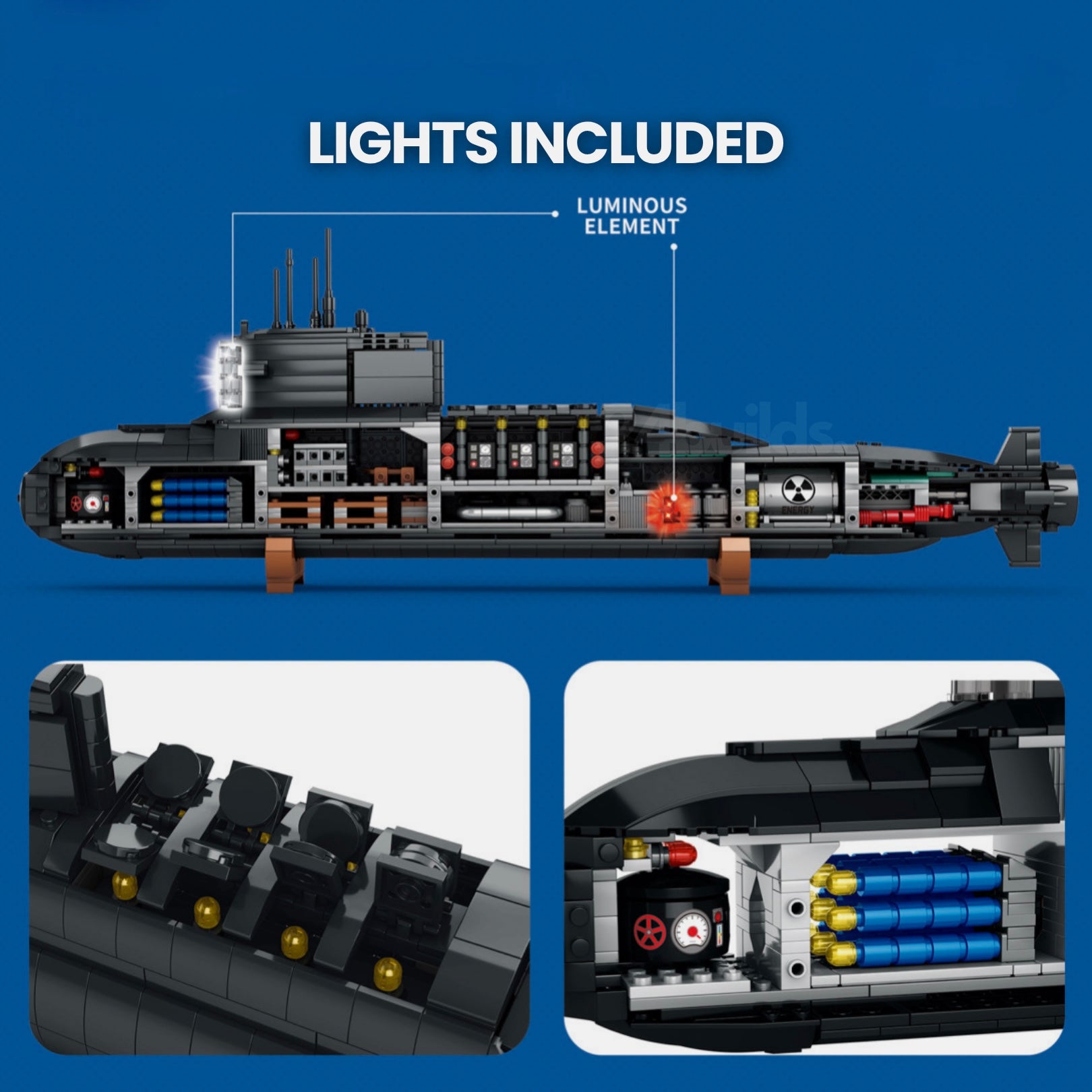 Nuclear Submarine | 1498pcs