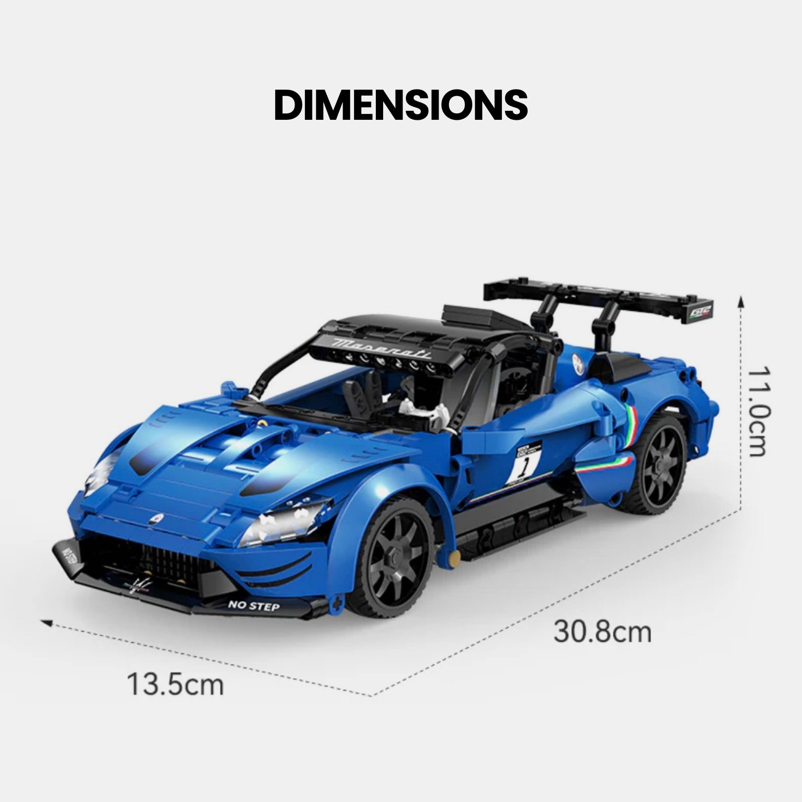 REMOTE CONTROLLED MASERATI GT2 | 548PCS