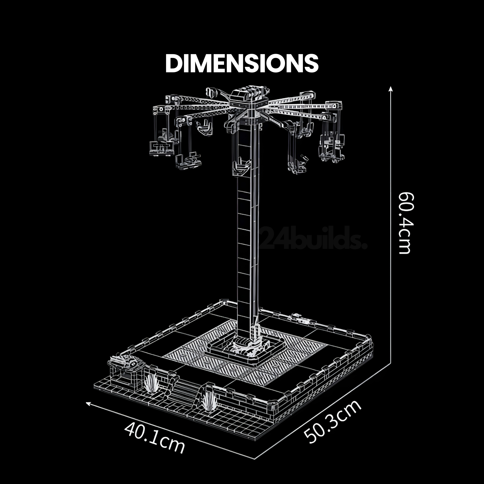 Motorised Swing Carousel | 1580pcs