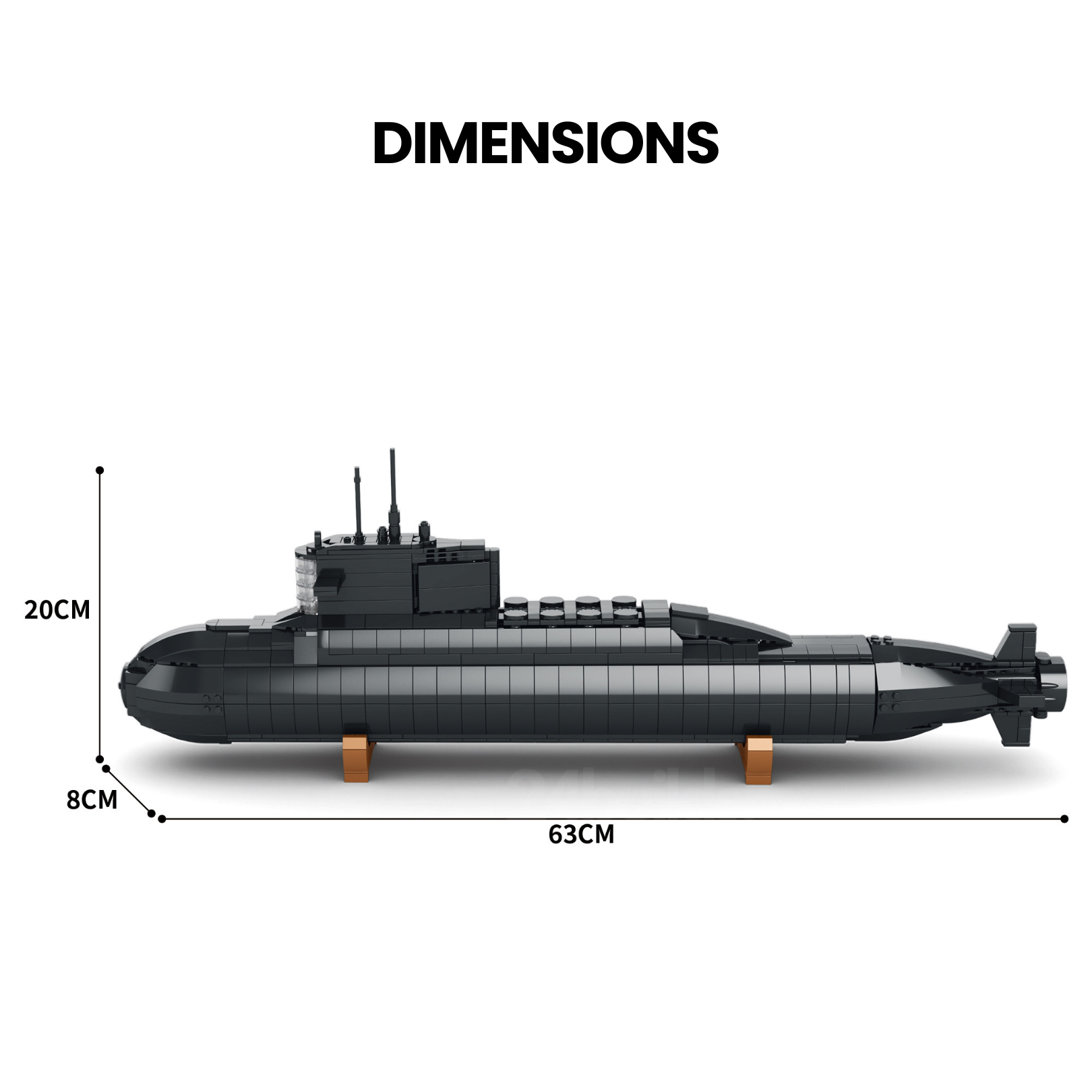 Nuclear Submarine | 1498pcs