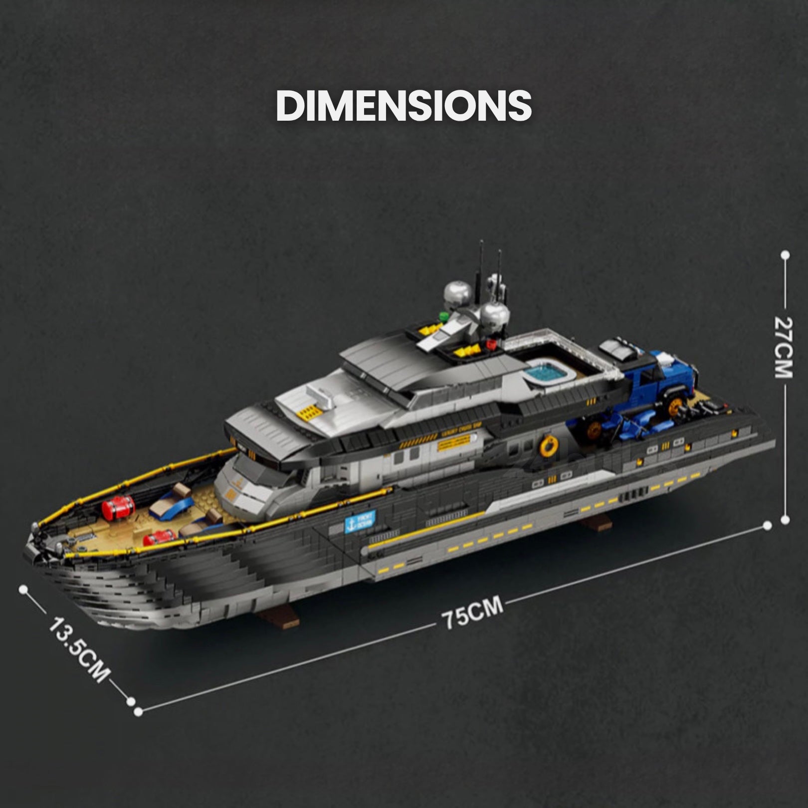 The Ultimate Luxury Yacht | 4424pcs
