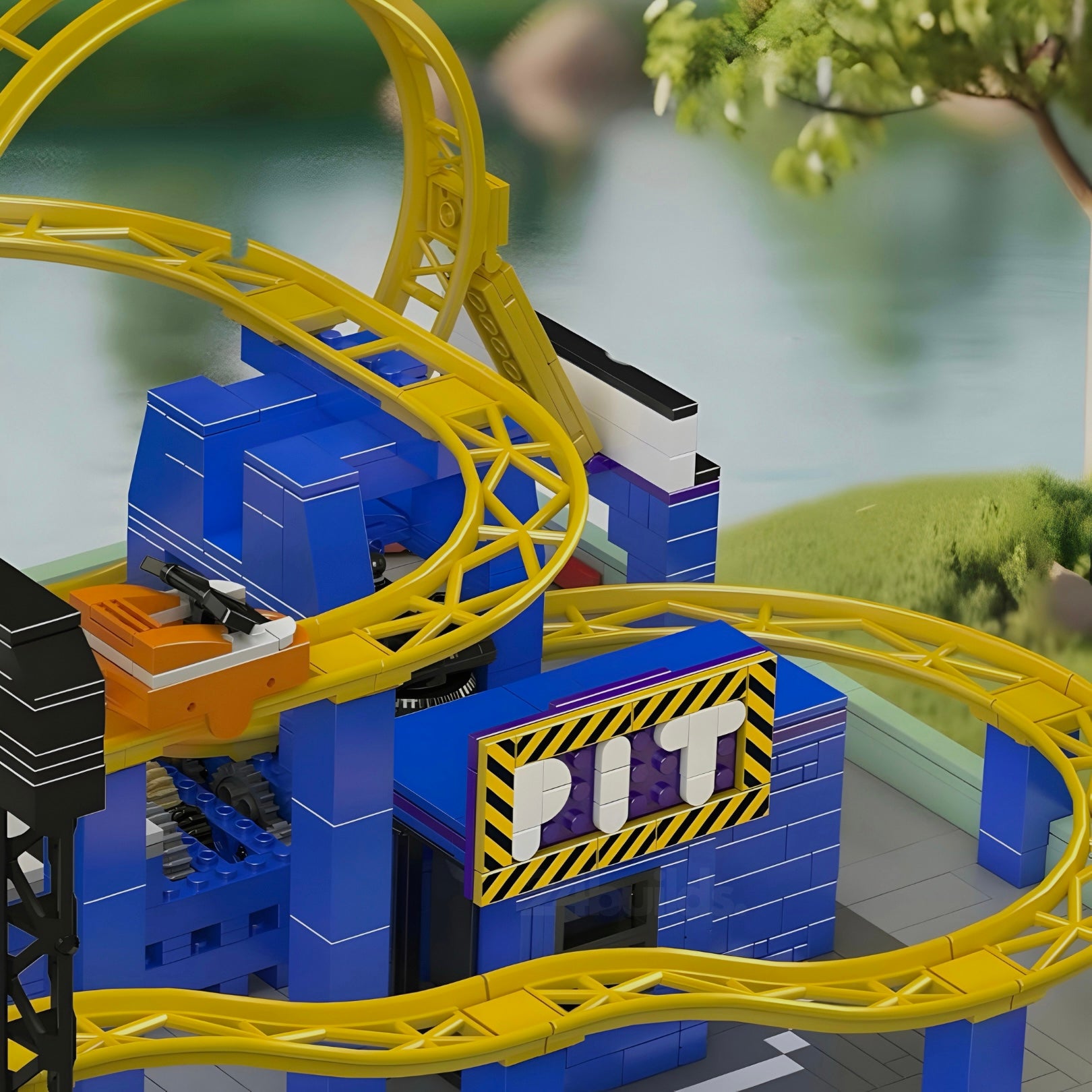 Motorised Roller Coaster | 1708pcs
