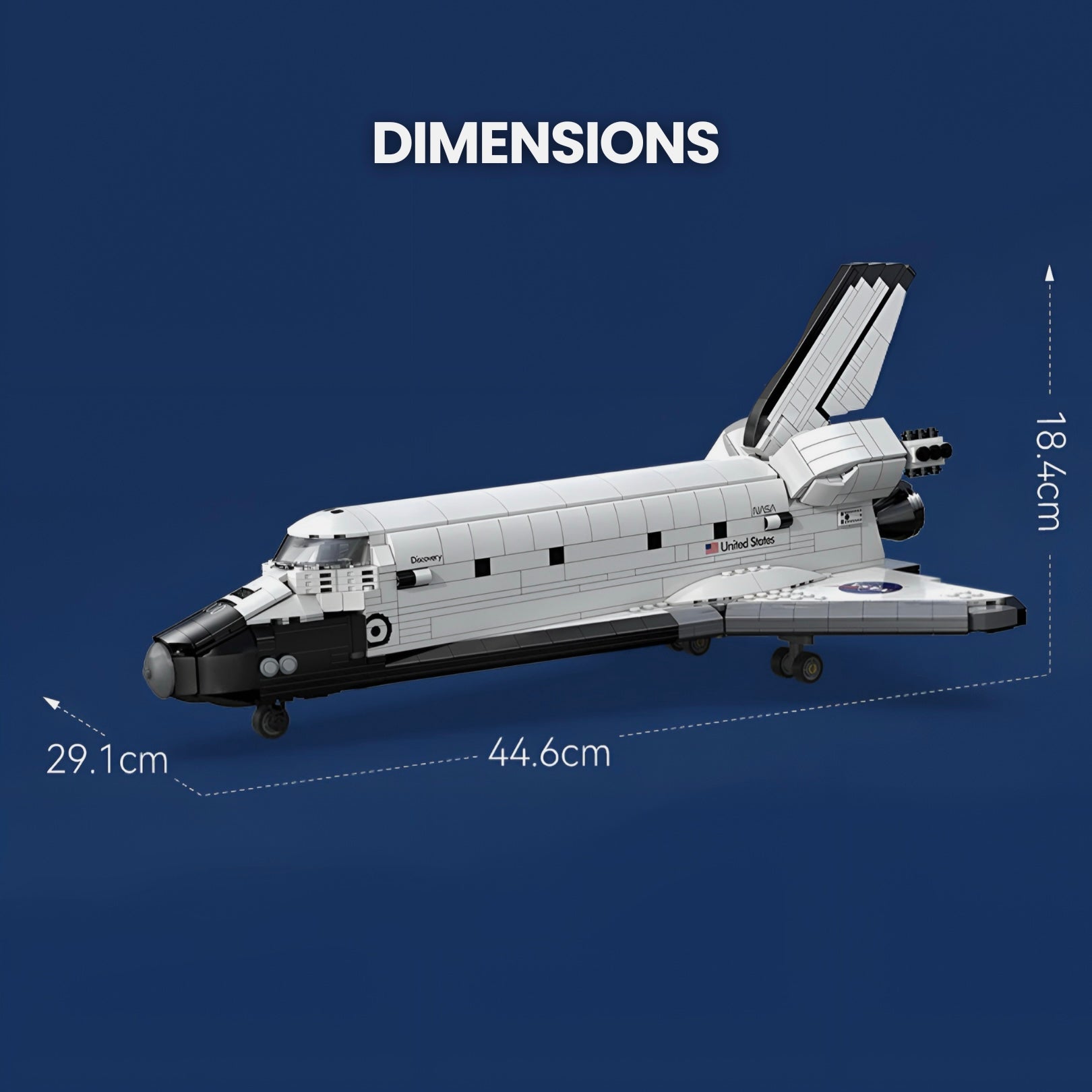 NASA SPACE SUTTLE DISCOVERY | 1826PCS