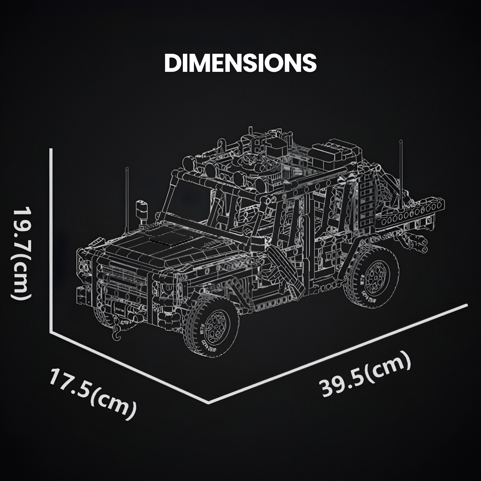 Remote Controlled Tactical Off Roader | 1578pcs