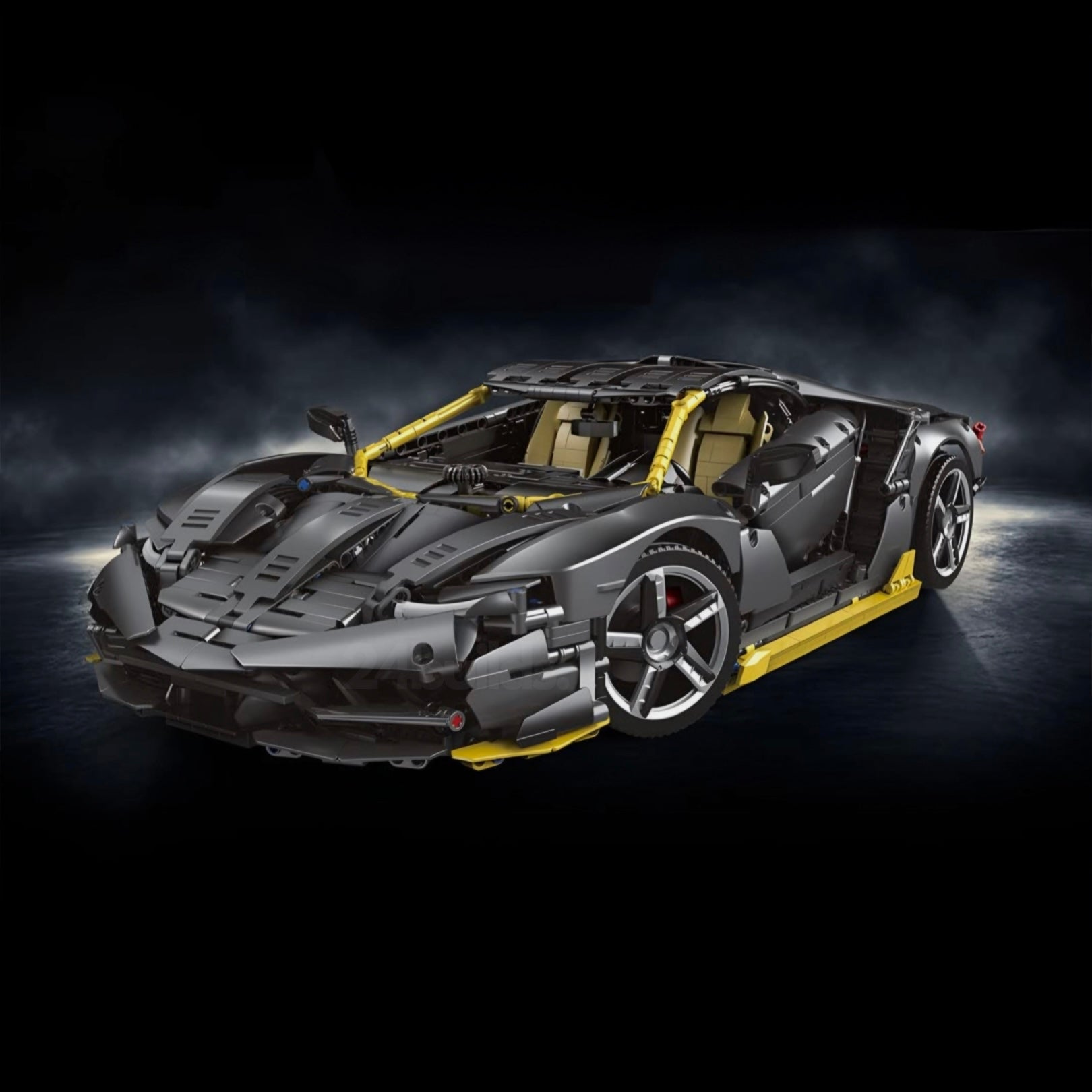 Black Edition Italian V12 Supercar | 3844pcs