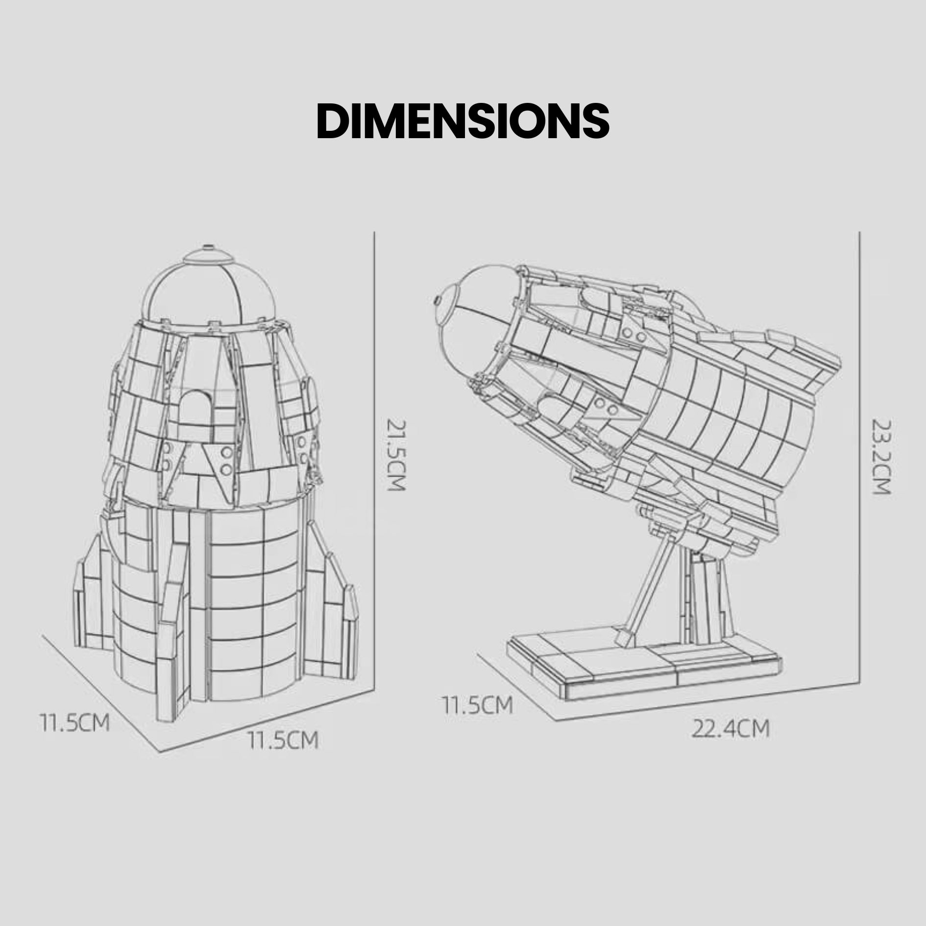 Space Capsule Explorer | 850pcs