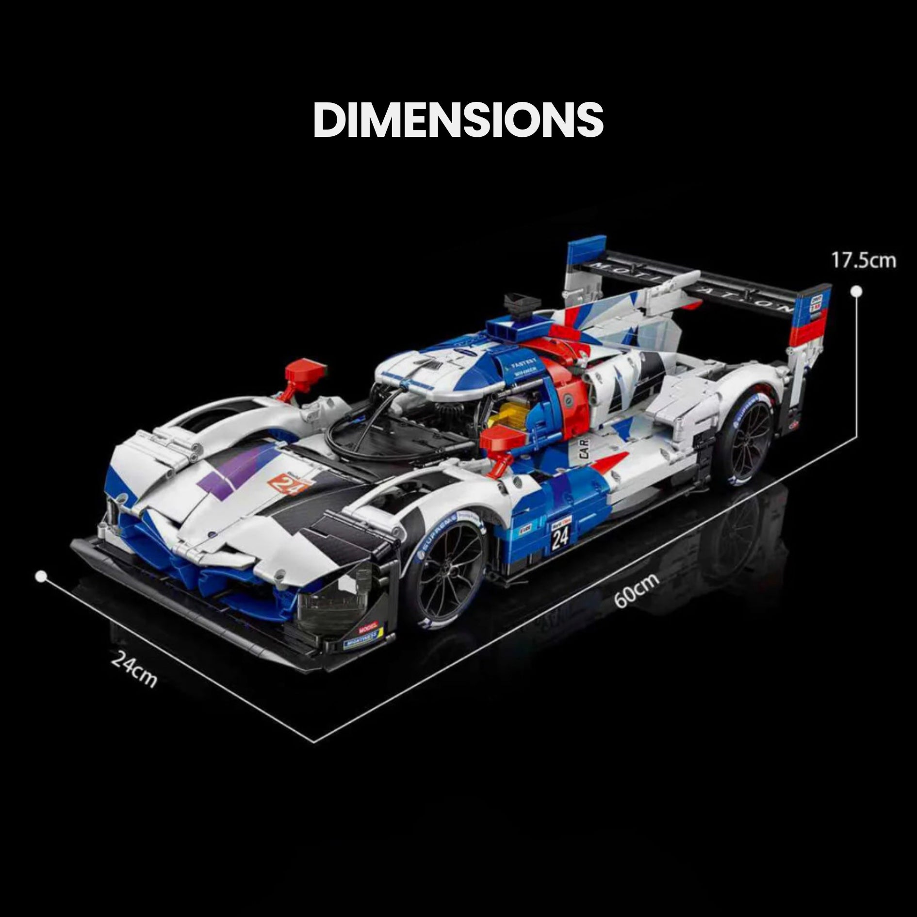 German V8 Hybrid Endurance Prototype | 3508pcs