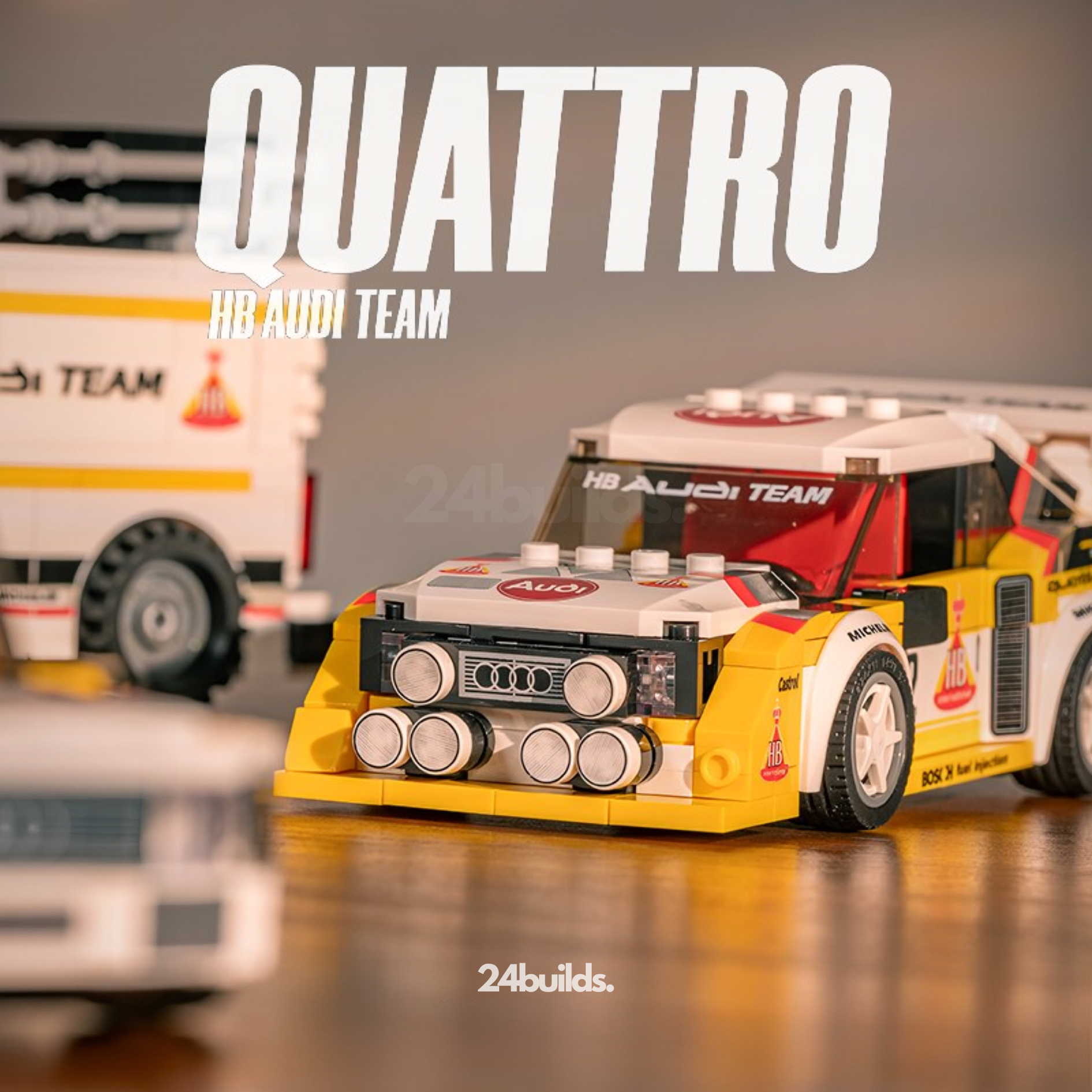 HB AUDI WRC TEAM BUNDLE | 1362PCS