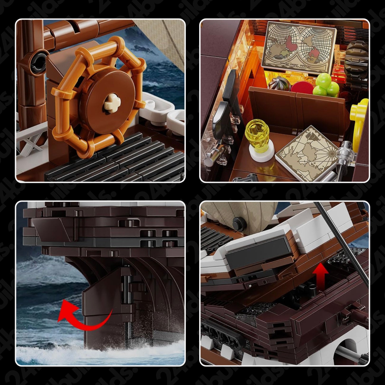 Mayflower Pirate Ship | 2076pcs