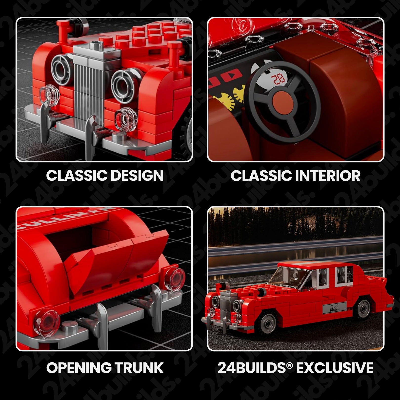 Vintage British Car | 434pcs