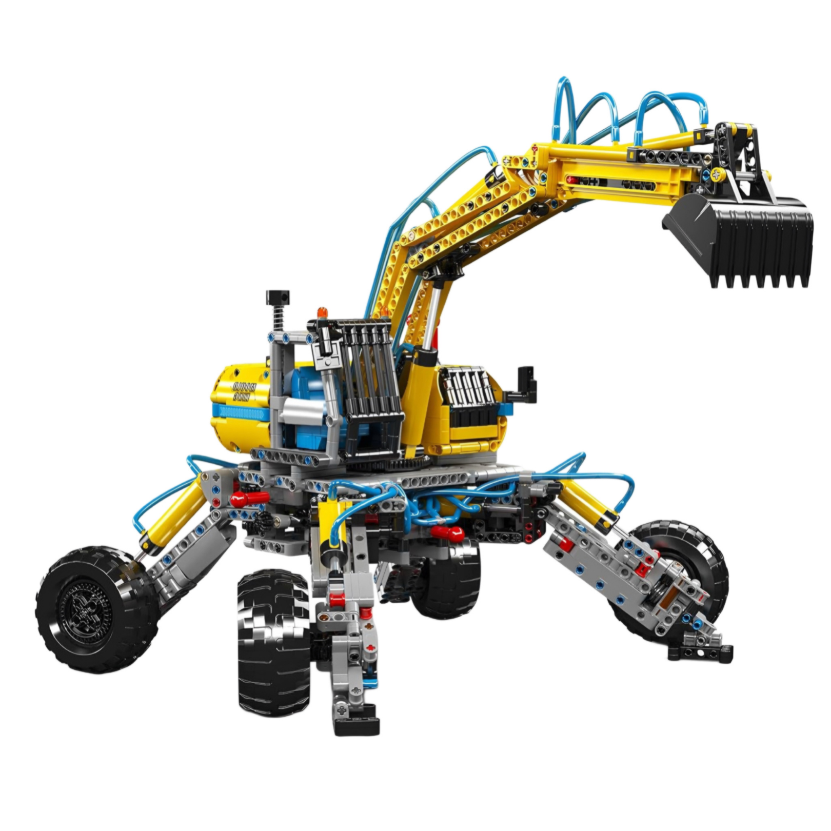 Pneumatic All-Terrain Excavator | 1392pcs