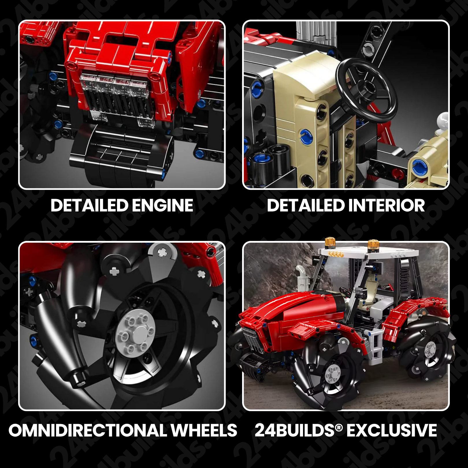 Remote Controlled Agricultural Tractor | 1392pcs