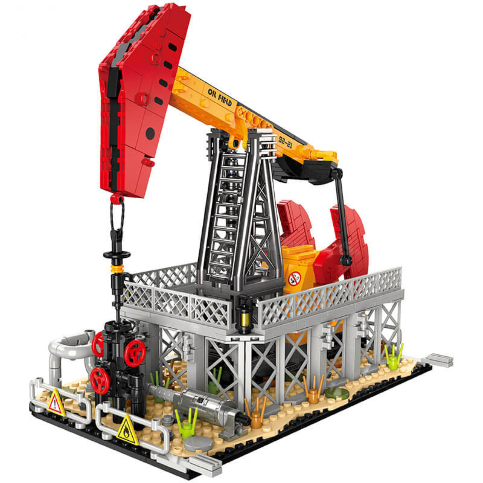 Industrial Oil Refinery Complex | 2142pcs