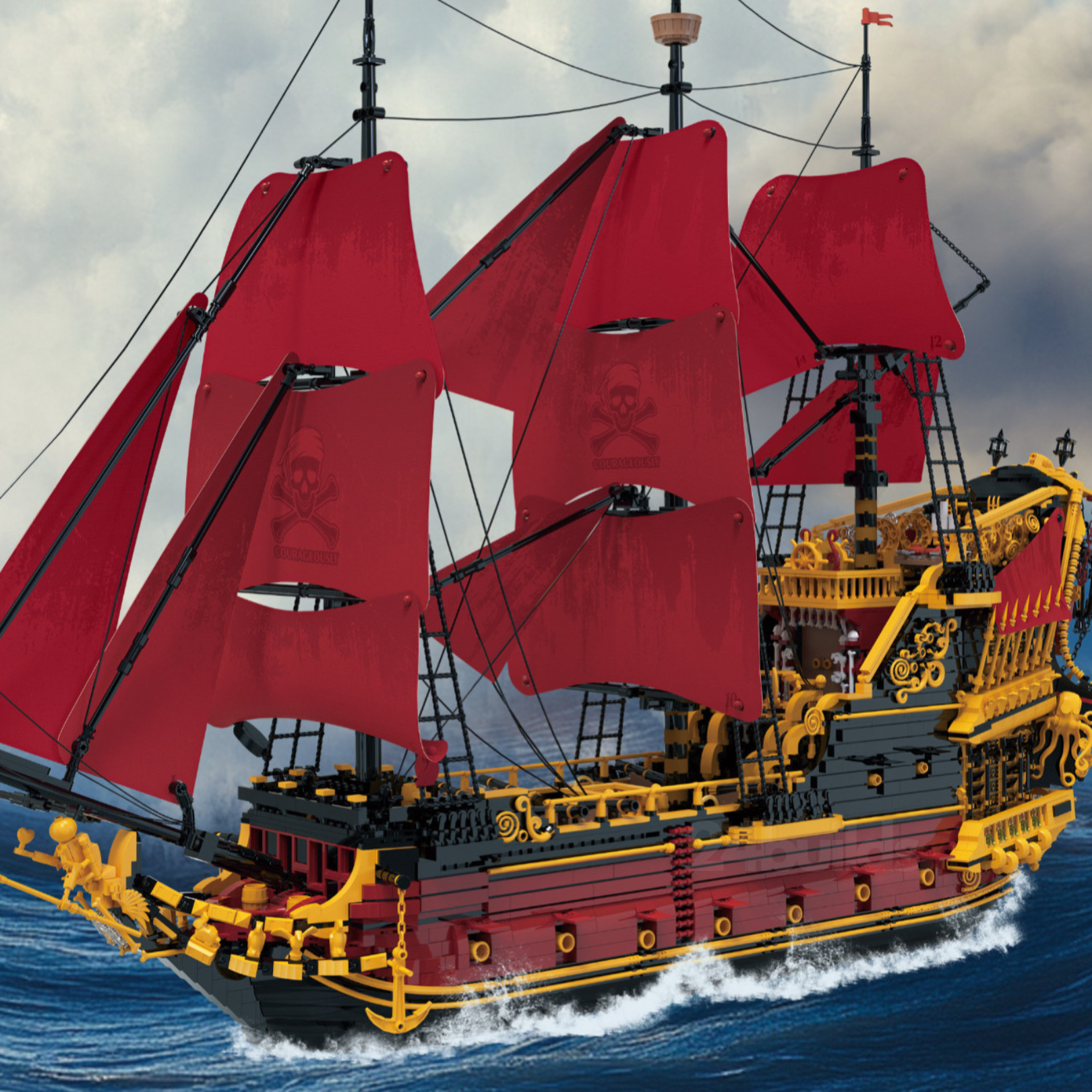 The Ultimate Revenge Sailing Ship | 5668pcs
