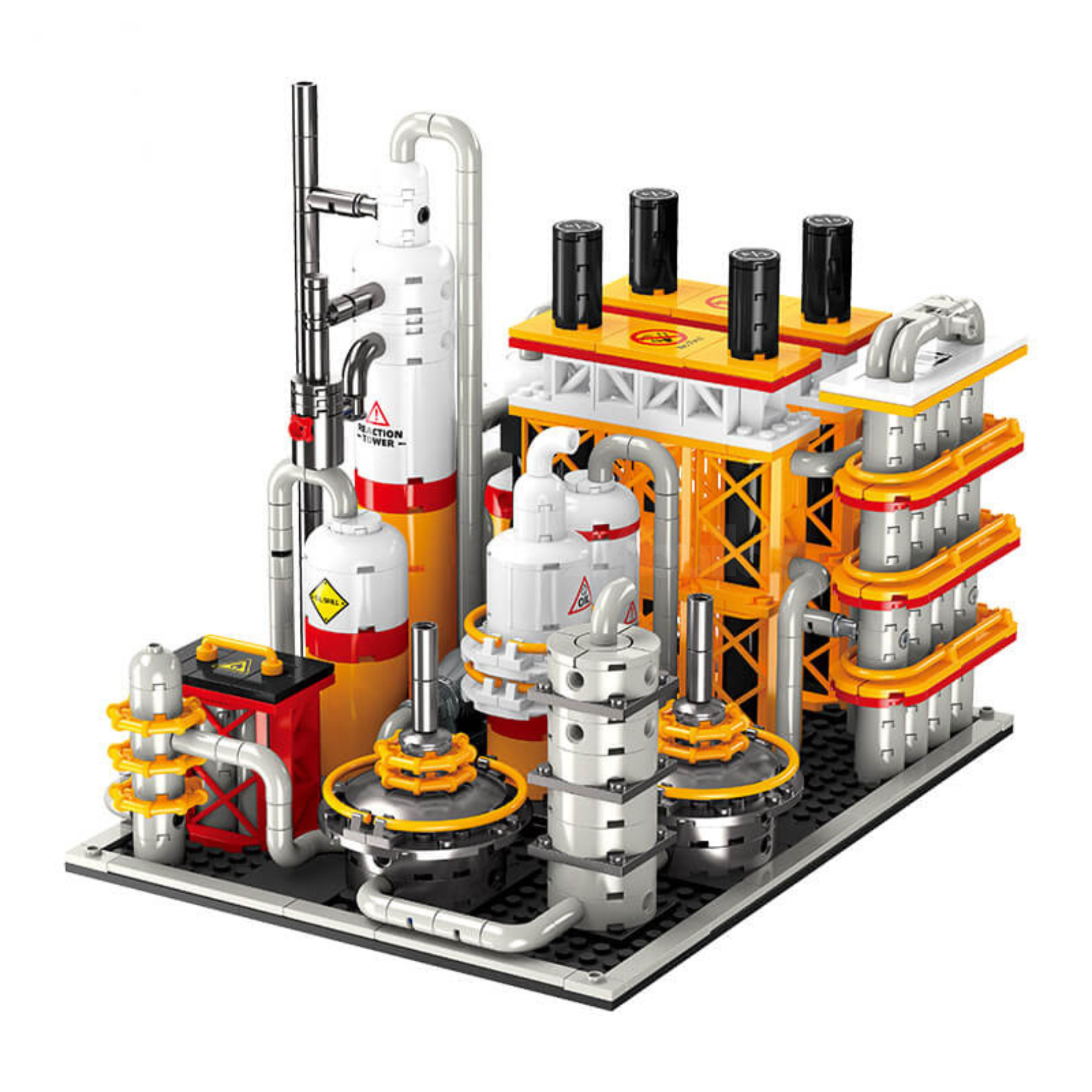 Industrial Oil Refinery Complex | 2142pcs