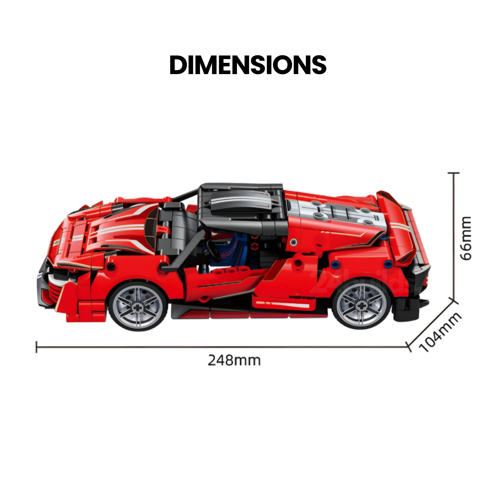 Italian Performance Hypercar | 464pcs