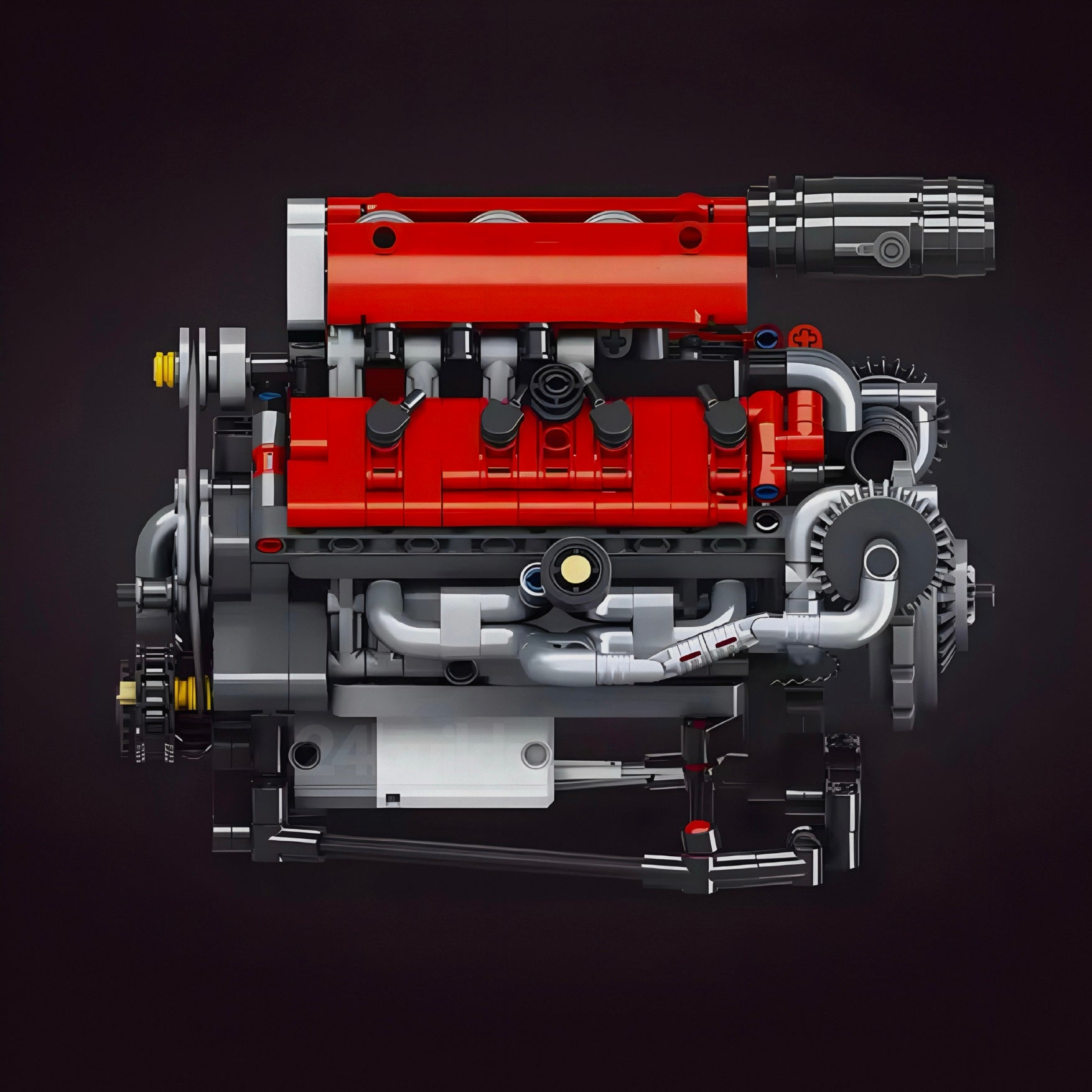 Motorised V8 Engine | 664pcs