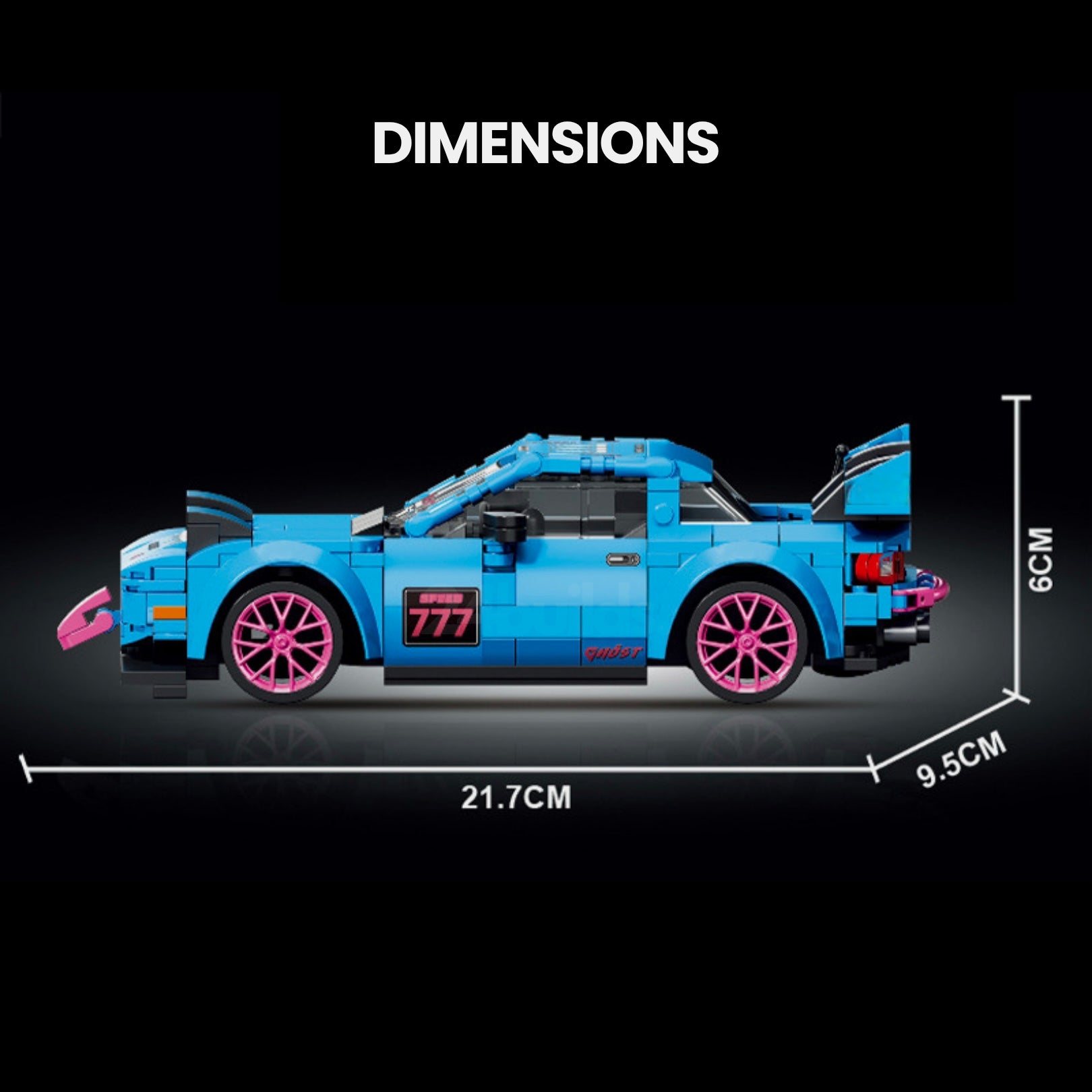 Remote Controlled Custom JDM Roadster | 392pcs