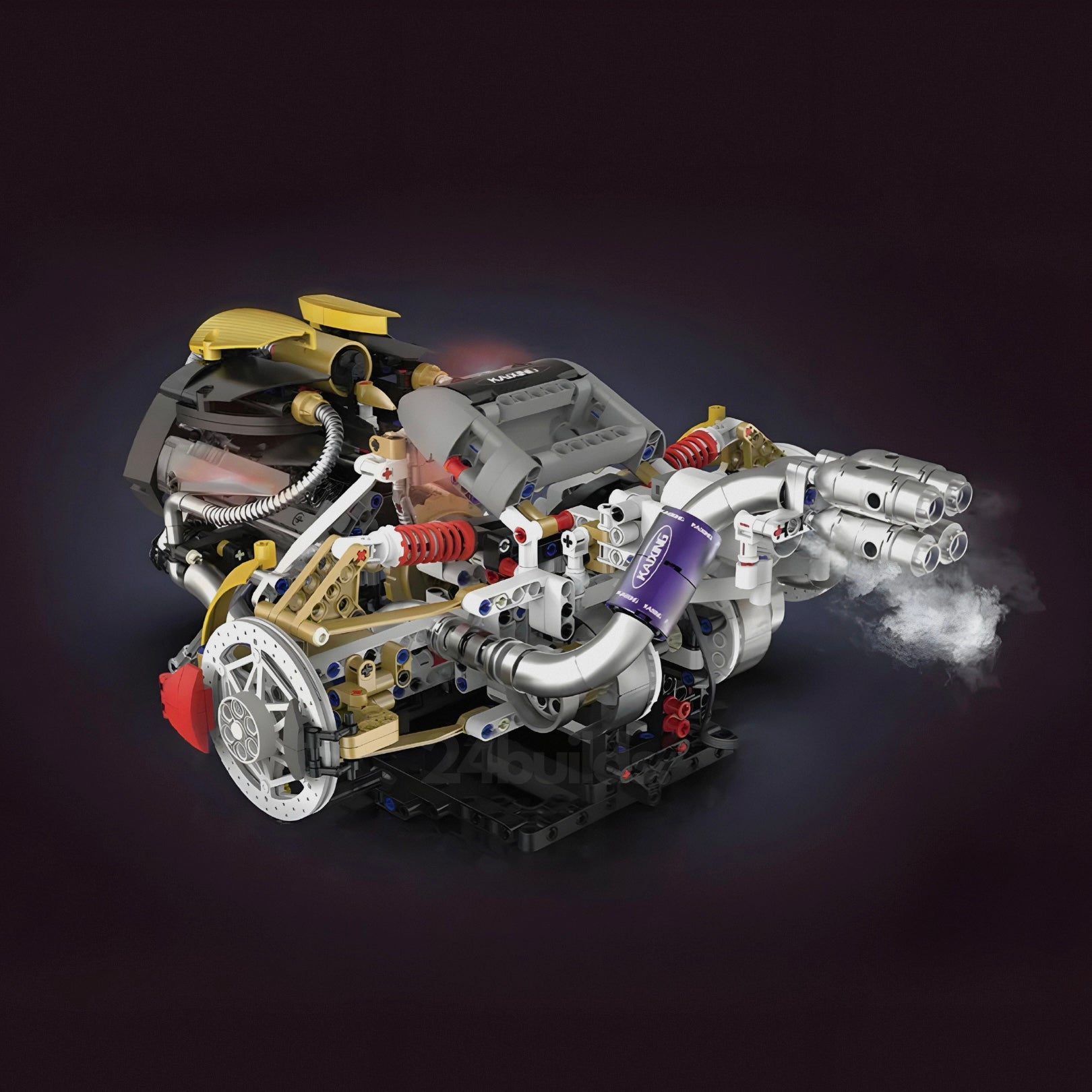 V8 Rear Supercar Powertrain | 1394pcs