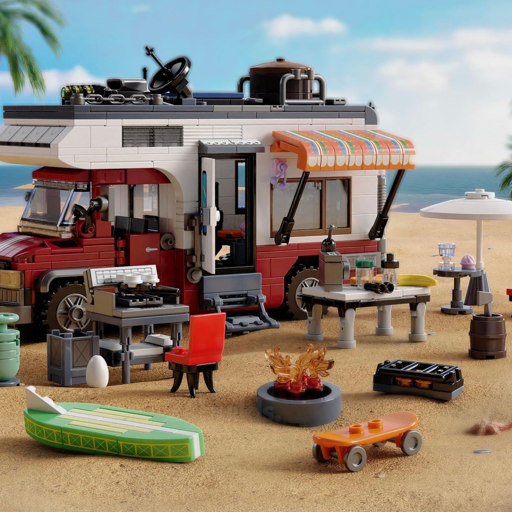 Beach Camper Van | 928pcs