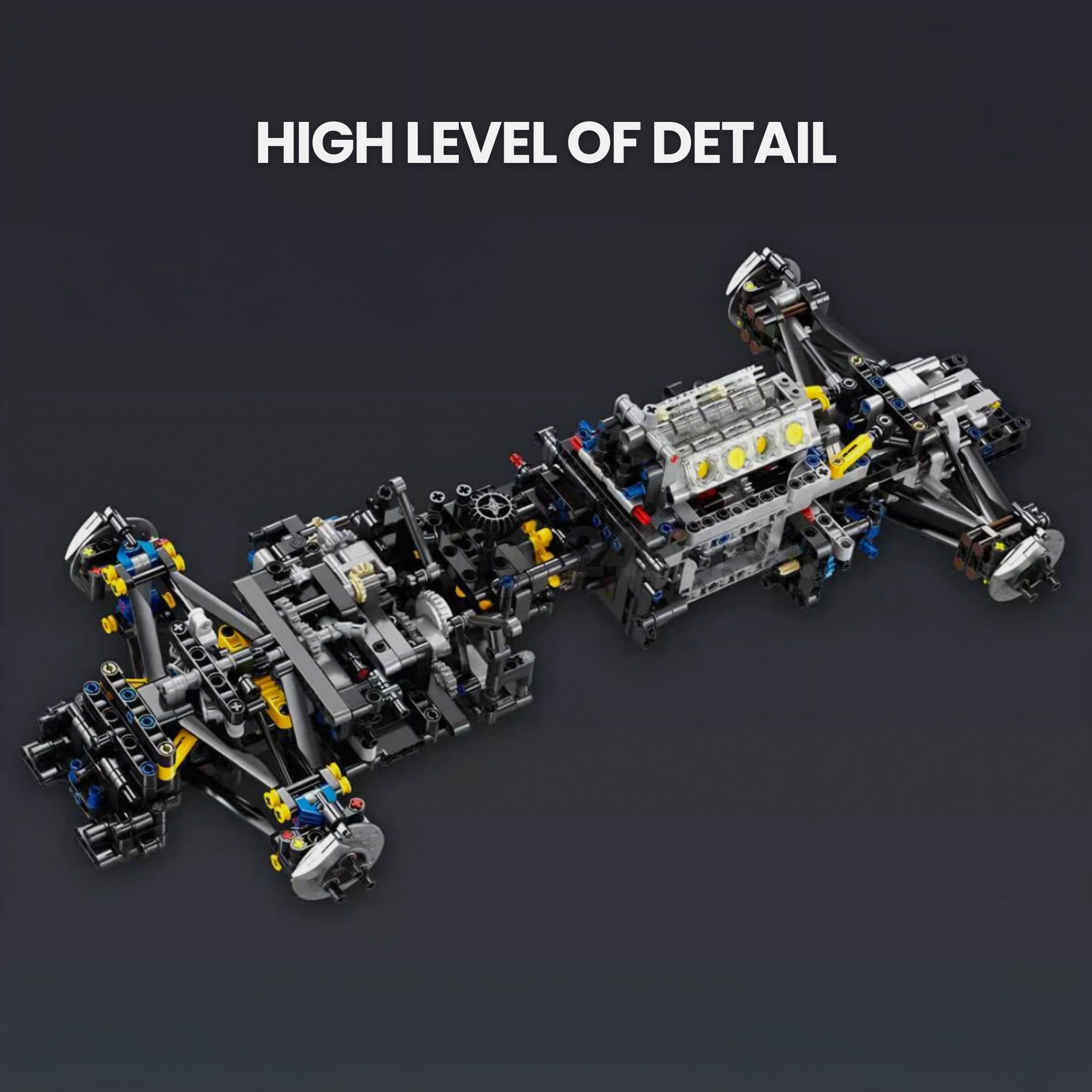 German V8 Hybrid Endurance Prototype | 3508pcs
