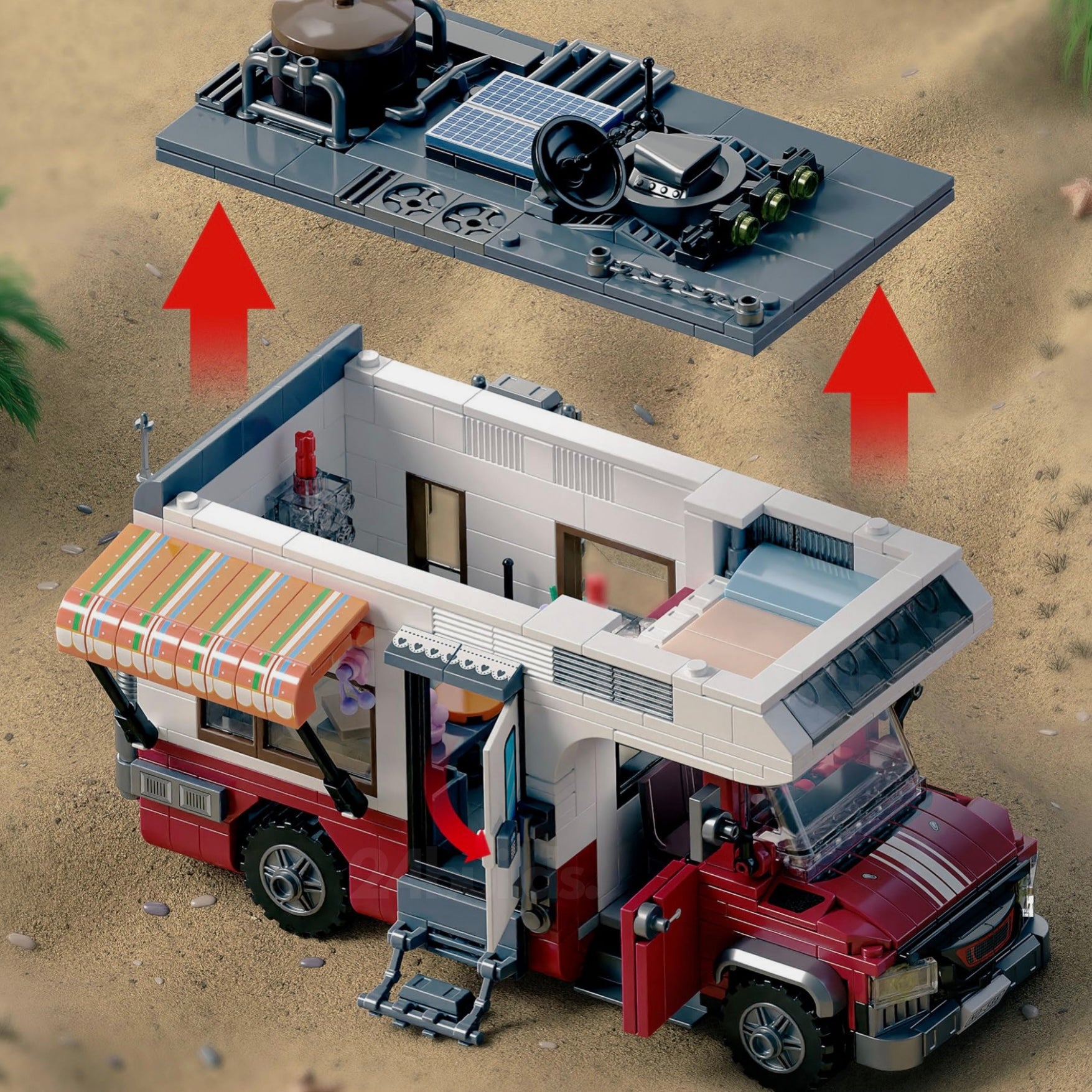 Beach Camper Van | 928pcs