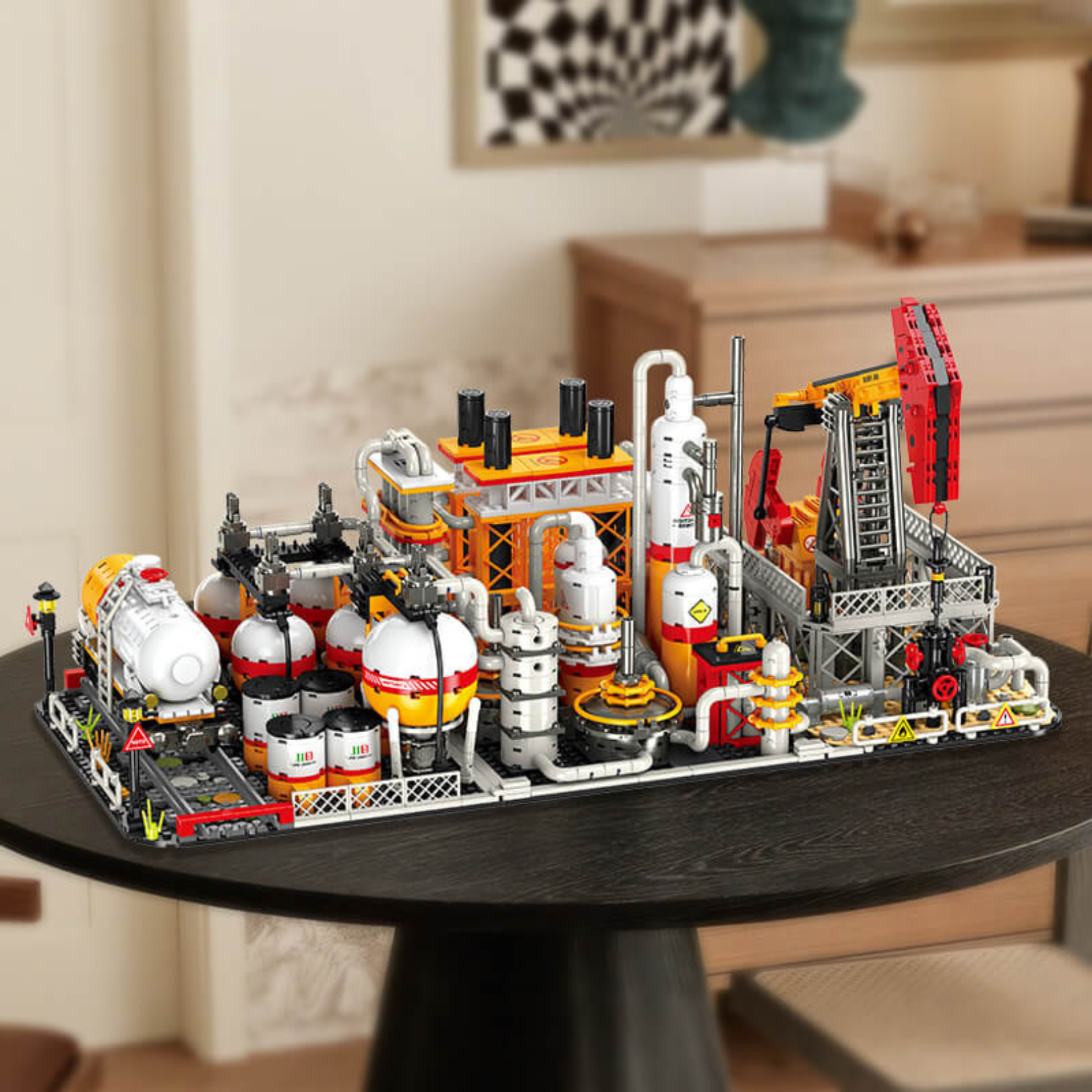 Industrial Oil Refinery Complex | 2142pcs