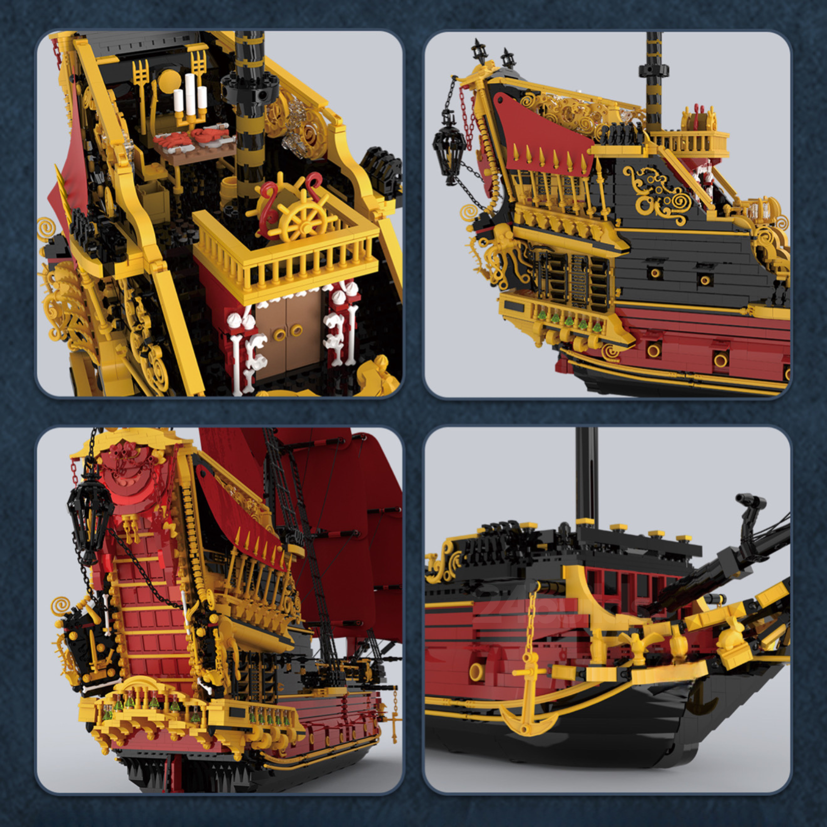 The Ultimate Revenge Sailing Ship | 5668pcs