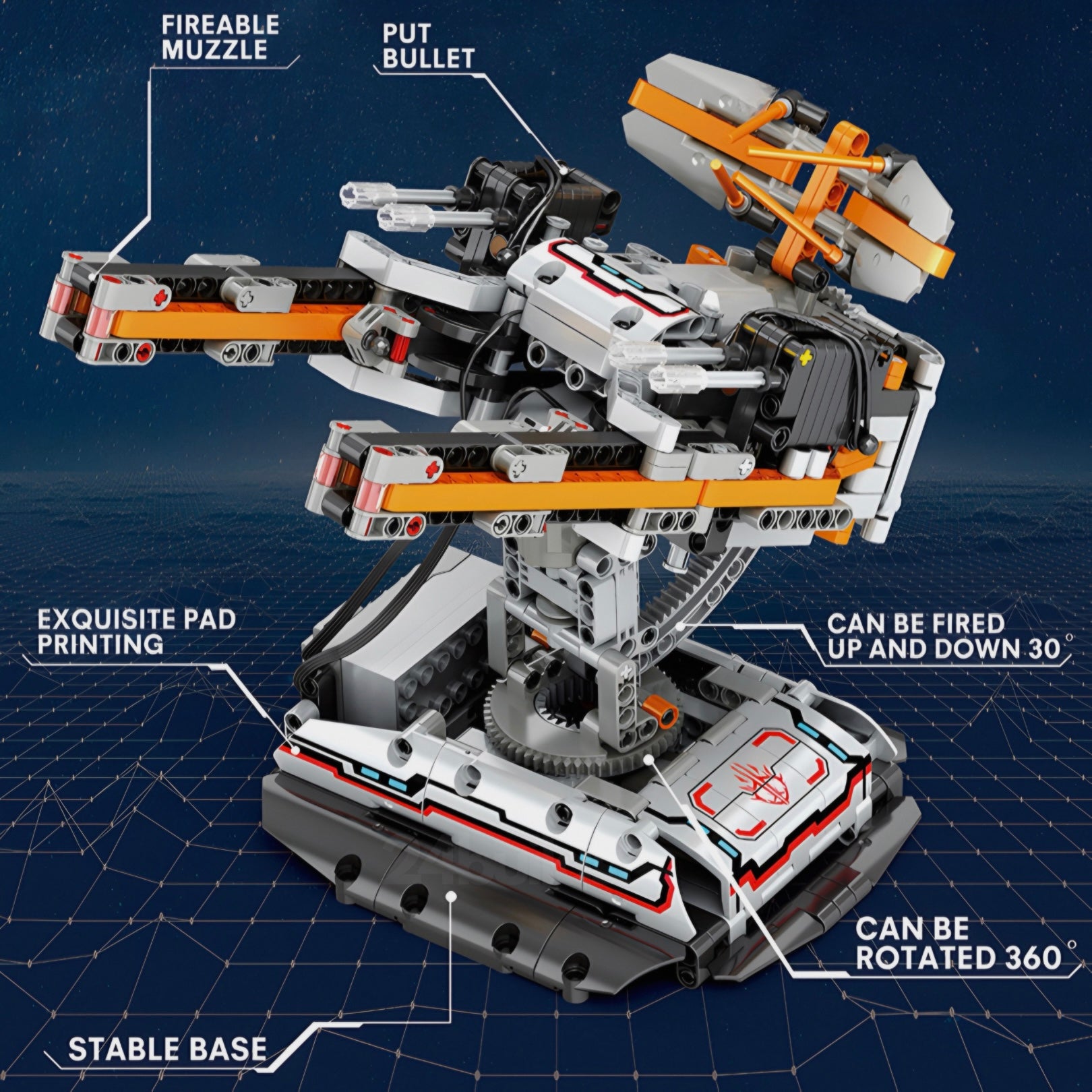 Intergalactic Defense Cannon | 852pcs