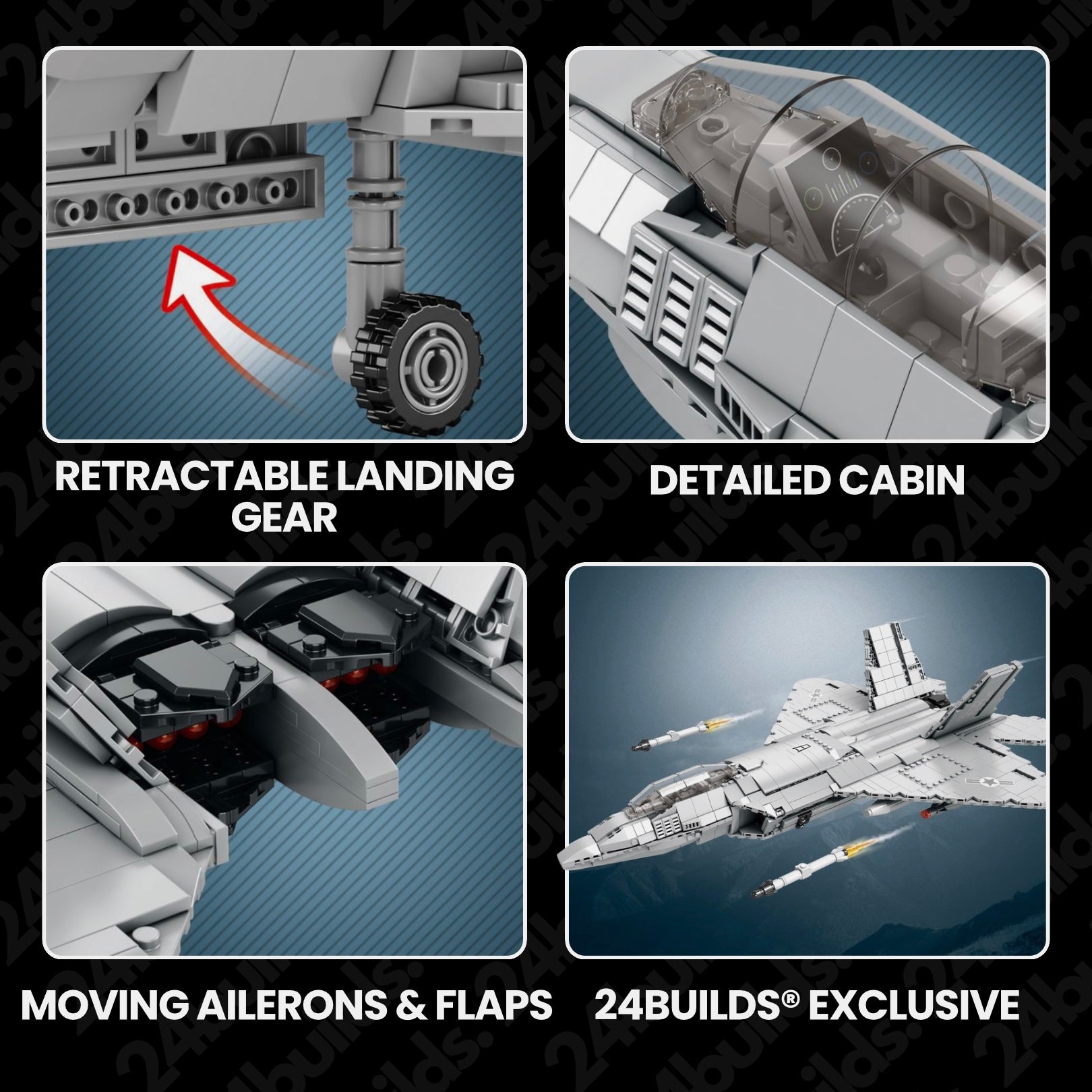 F-22 Raptor | 1836pcs