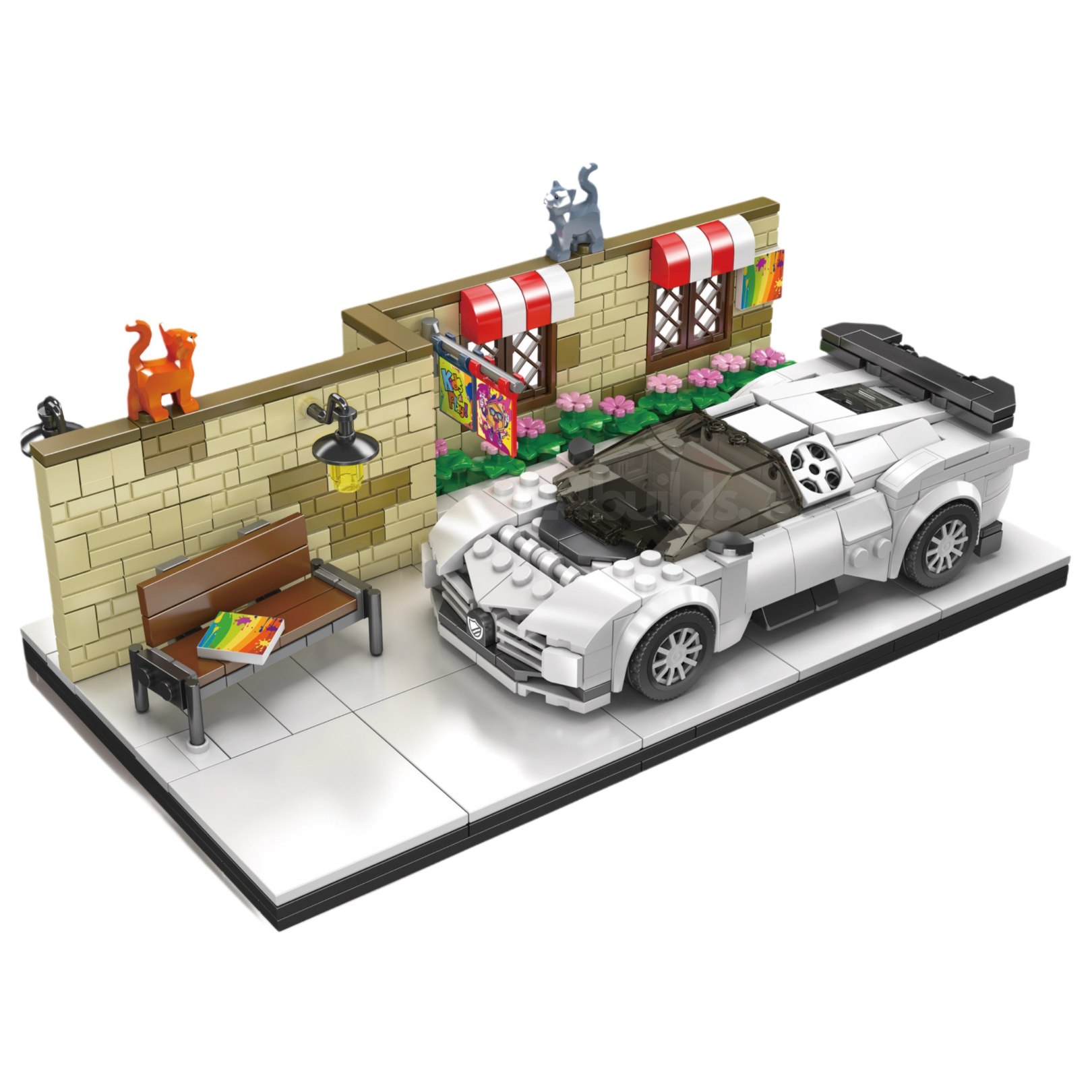 French Hypercar Street Scene | 592pcs
