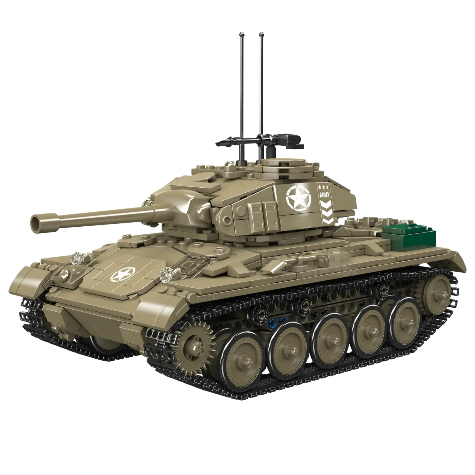 Remote Controlled M24 Chaffee Tank | 932pcs