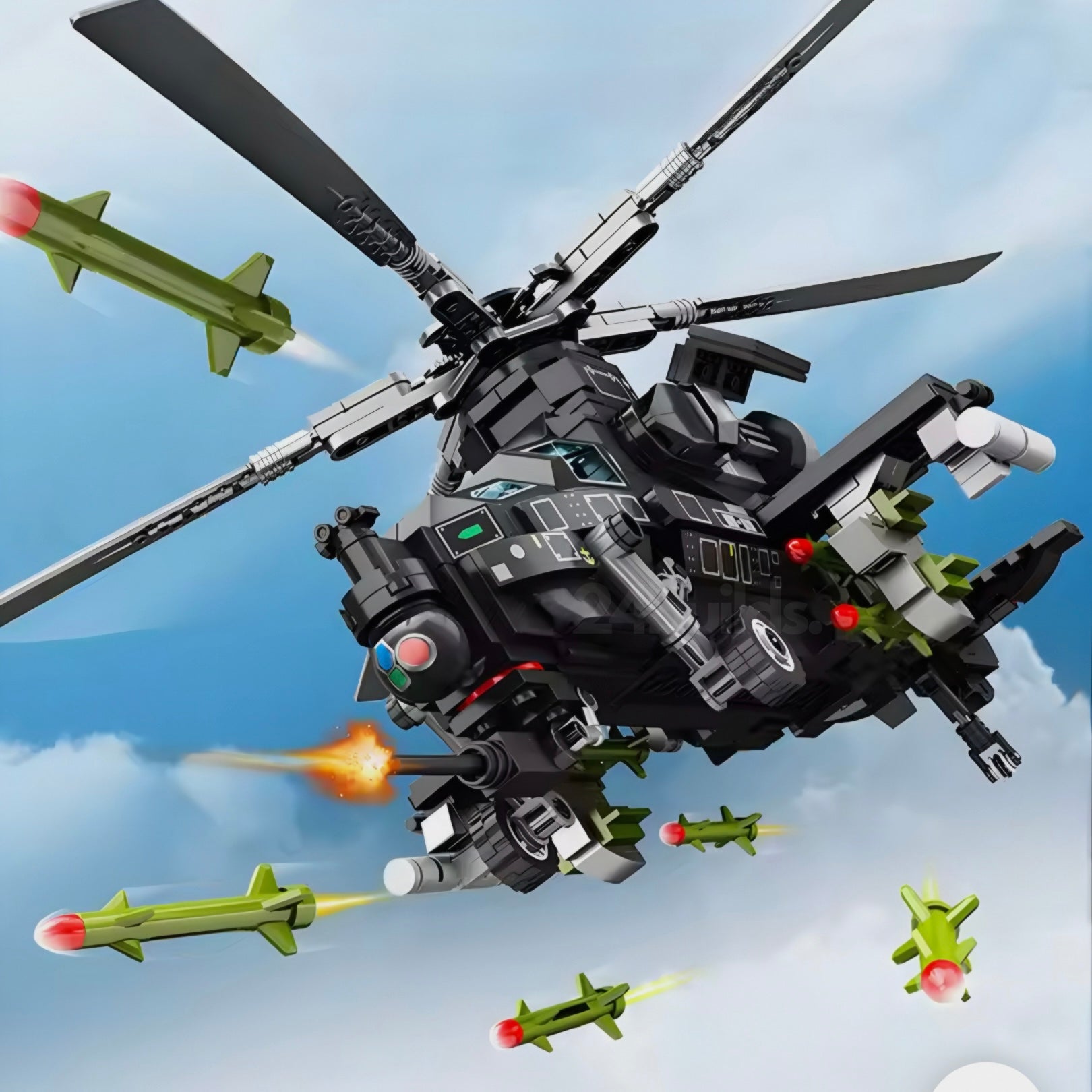 Z-10 Attack Helicopter | 704pcs