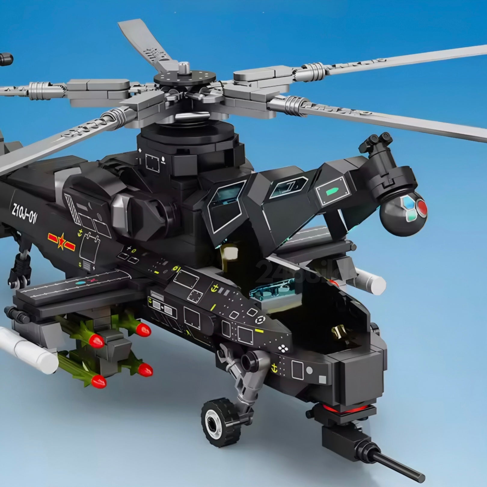 Z-10 Attack Helicopter | 704pcs