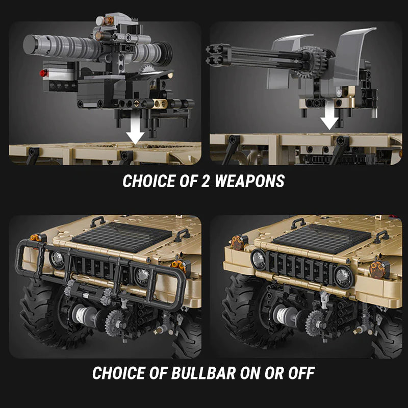 Remote Controlled Humvee | 3934pcs