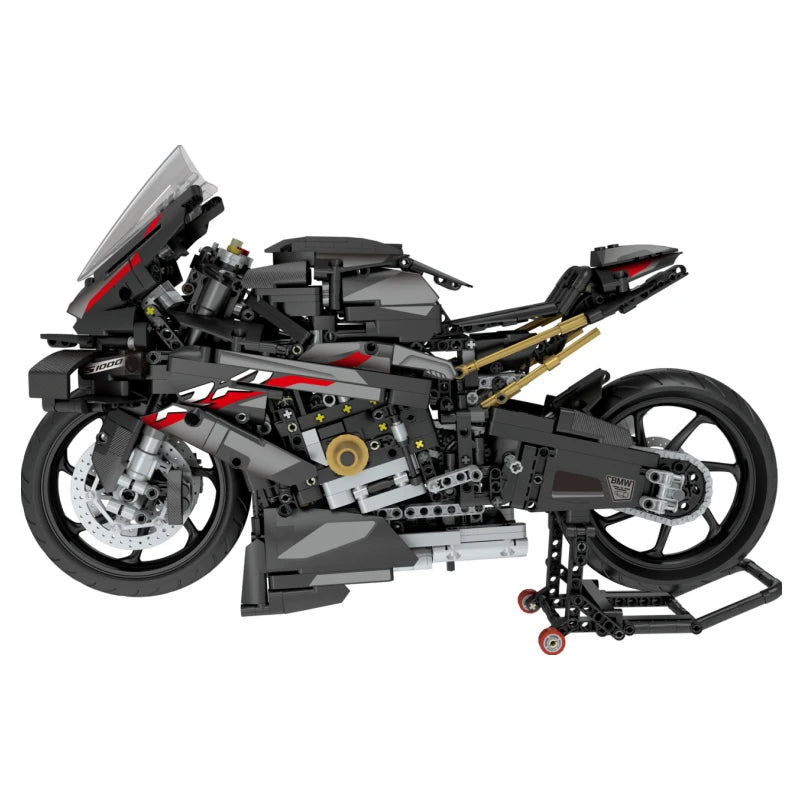 "Black Shadow" Sports Bike | 2078pcs