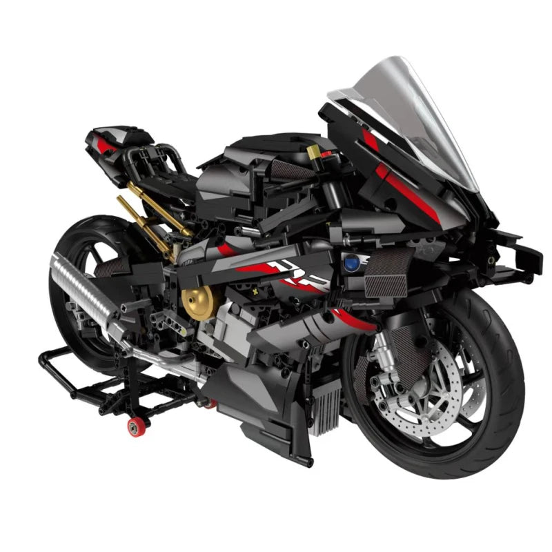 "Black Shadow" Sports Bike | 2078pcs